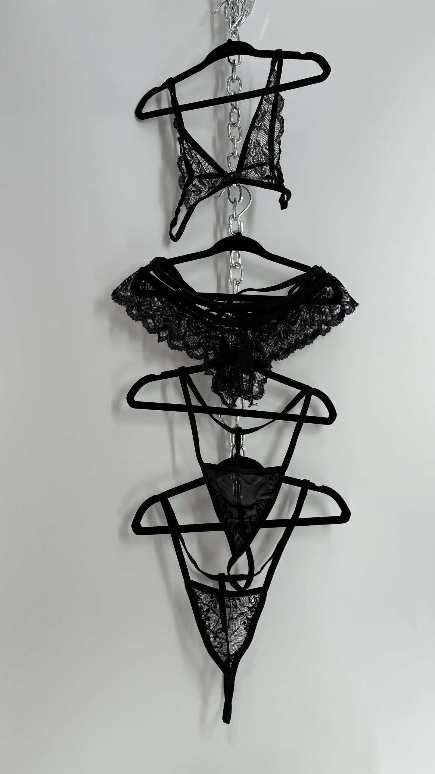 Deadstock Never Worn Interchangeable 8 Piece Lingerie Set (One Size)