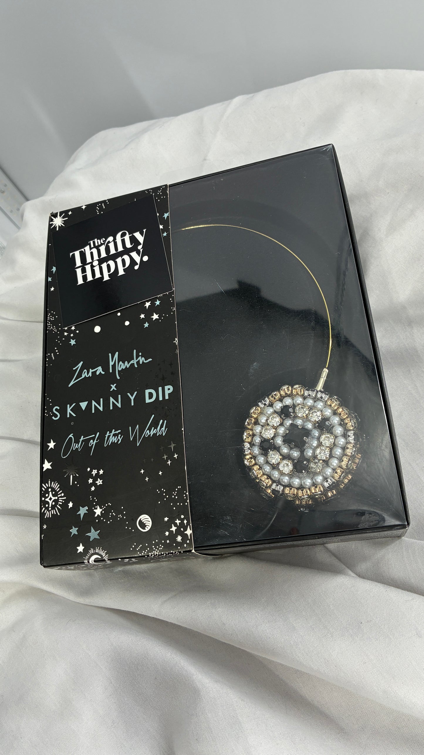 Free People Embellished Rhinestone Headphones