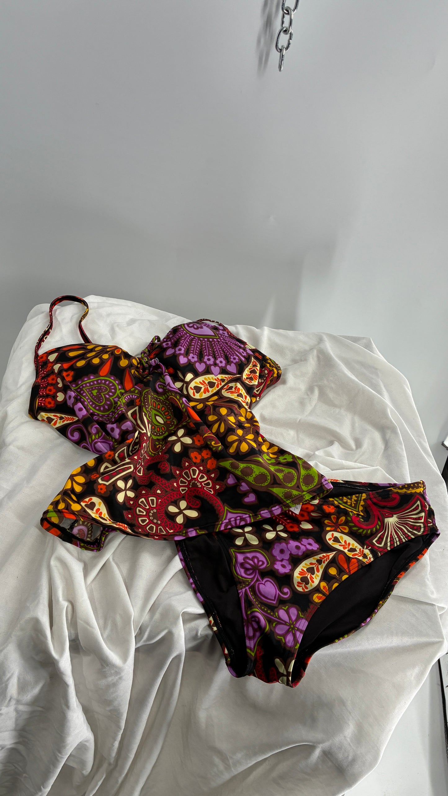 Vintage Victoria’s Secret Tankini Set with Built-In Underwire (36C, L)
