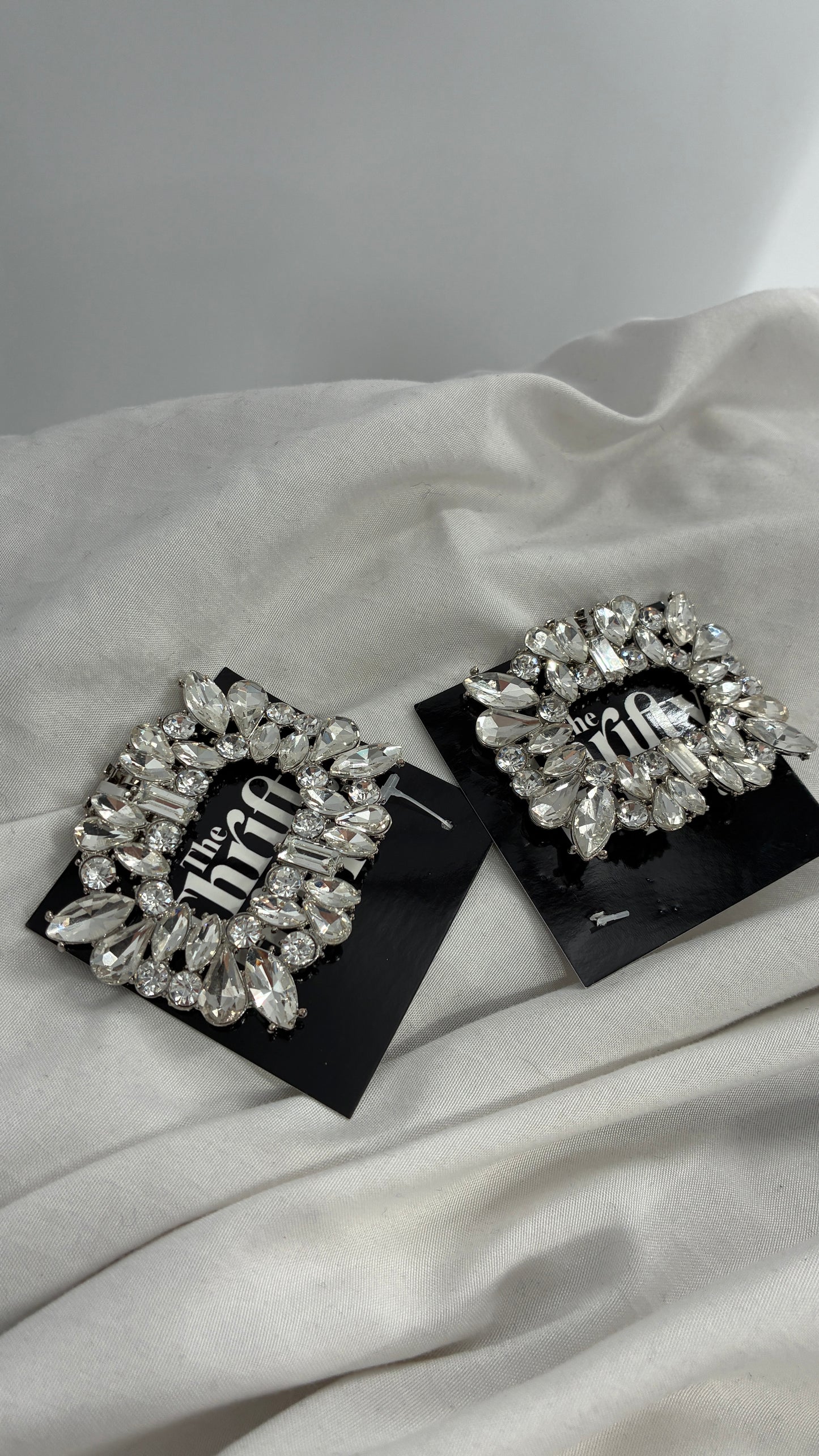 Rhinestone Crystal Shoe Clips