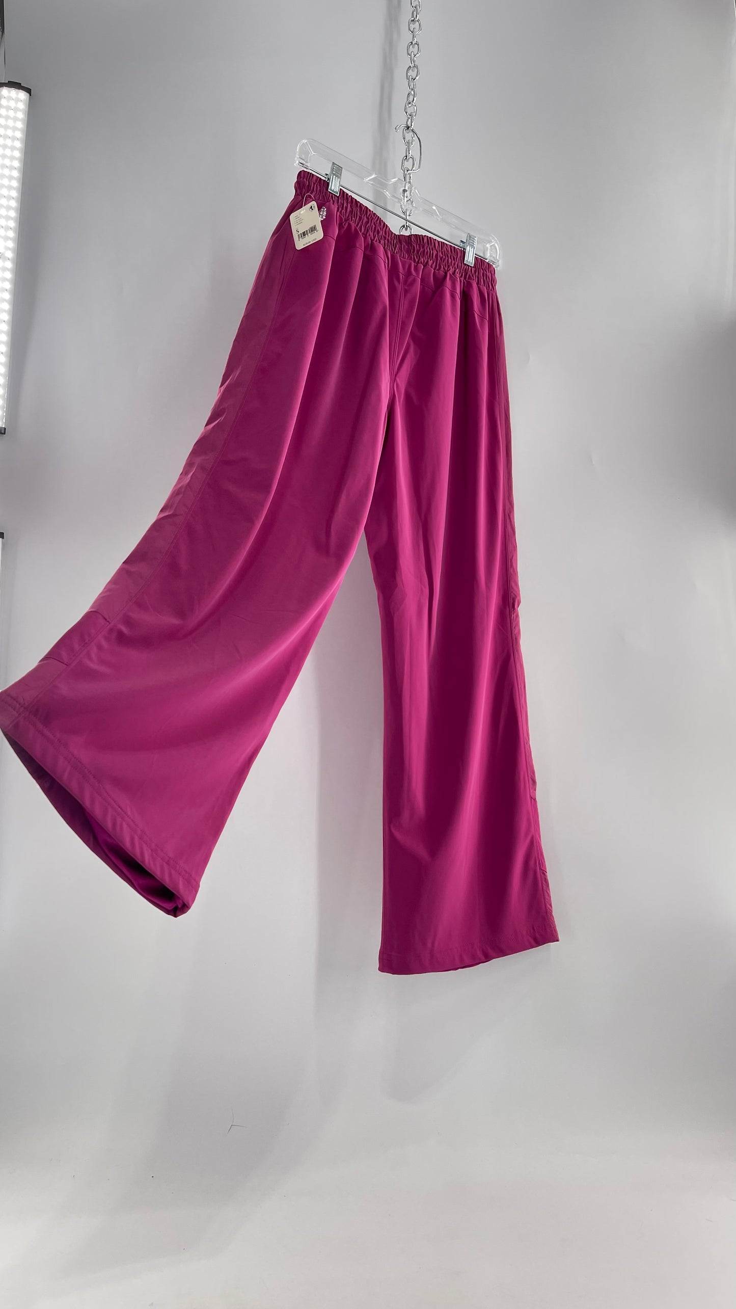 Free People Movement Pink/Purple Workout Track Pants with Tags Attached (Small)