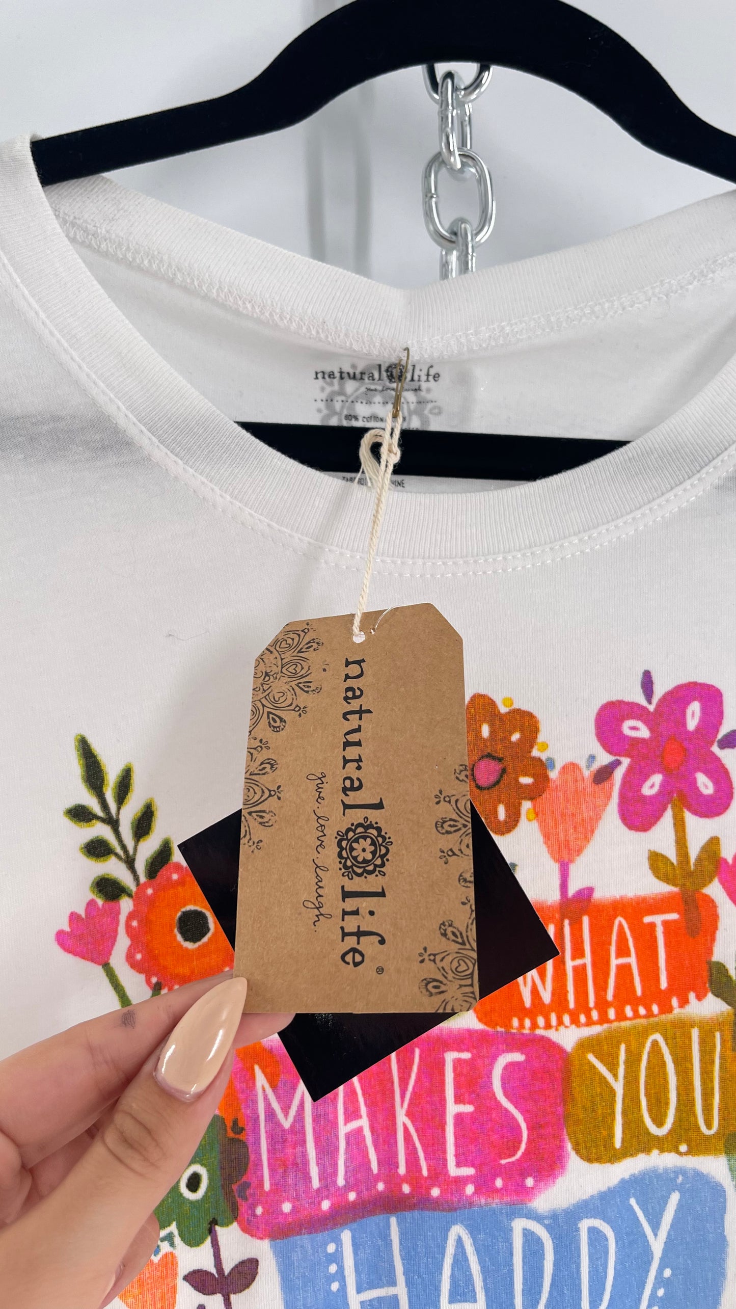 Natural Life Blooming Beauty T Shirt with Tags Attached (Large)