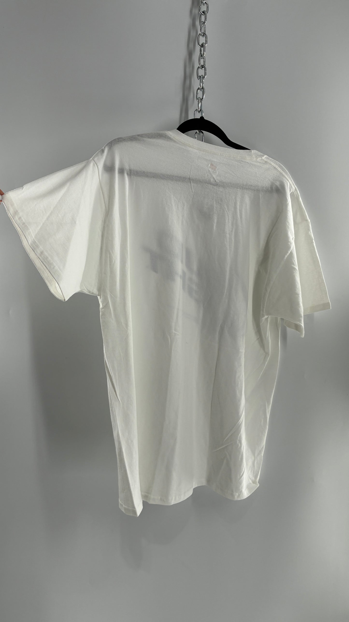 Vintage Bud Light Logo T Shirt (Large)