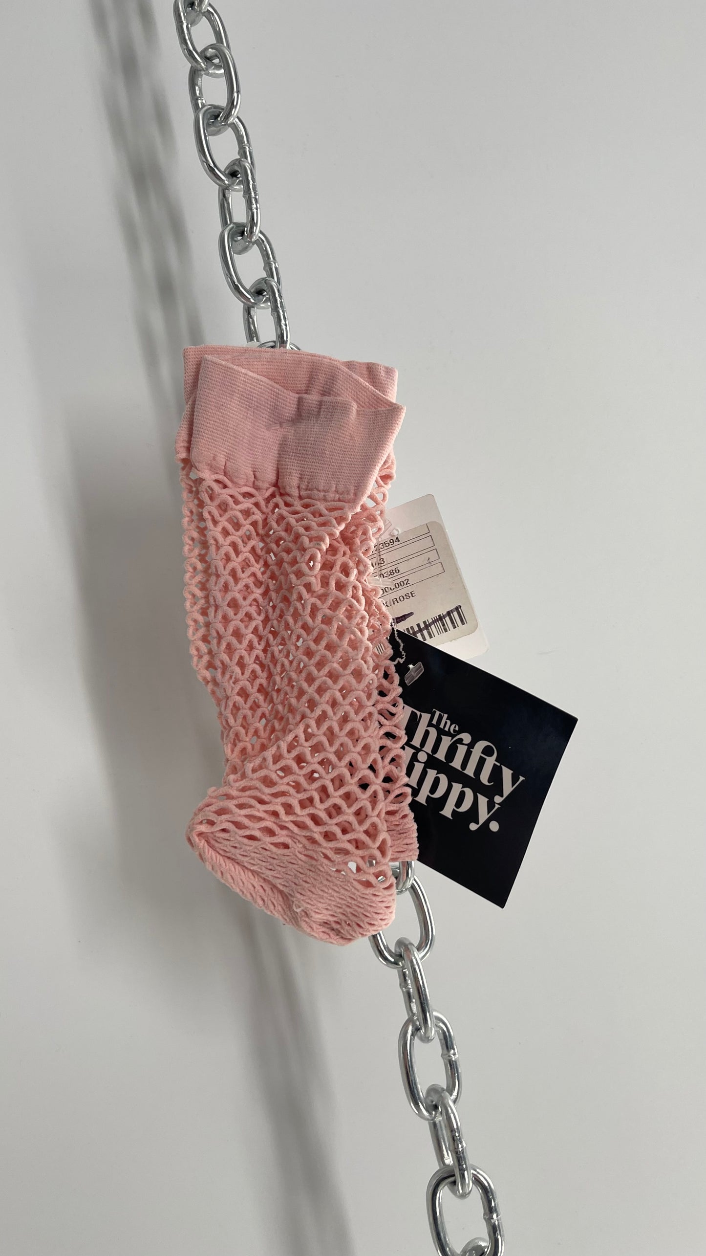 Urban Outfitters Pink Mesh Socks