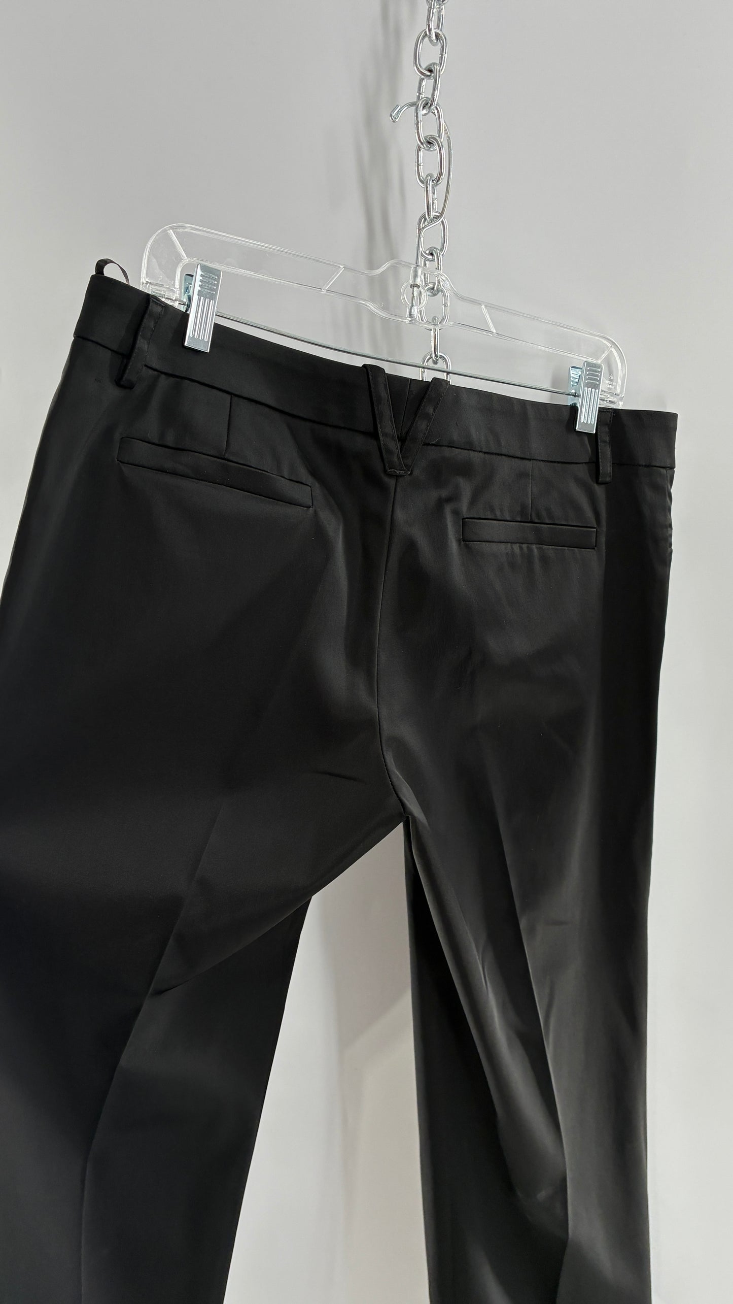 Vintage VERSACE Black Pleated Low Waisted Trouser (46/12)