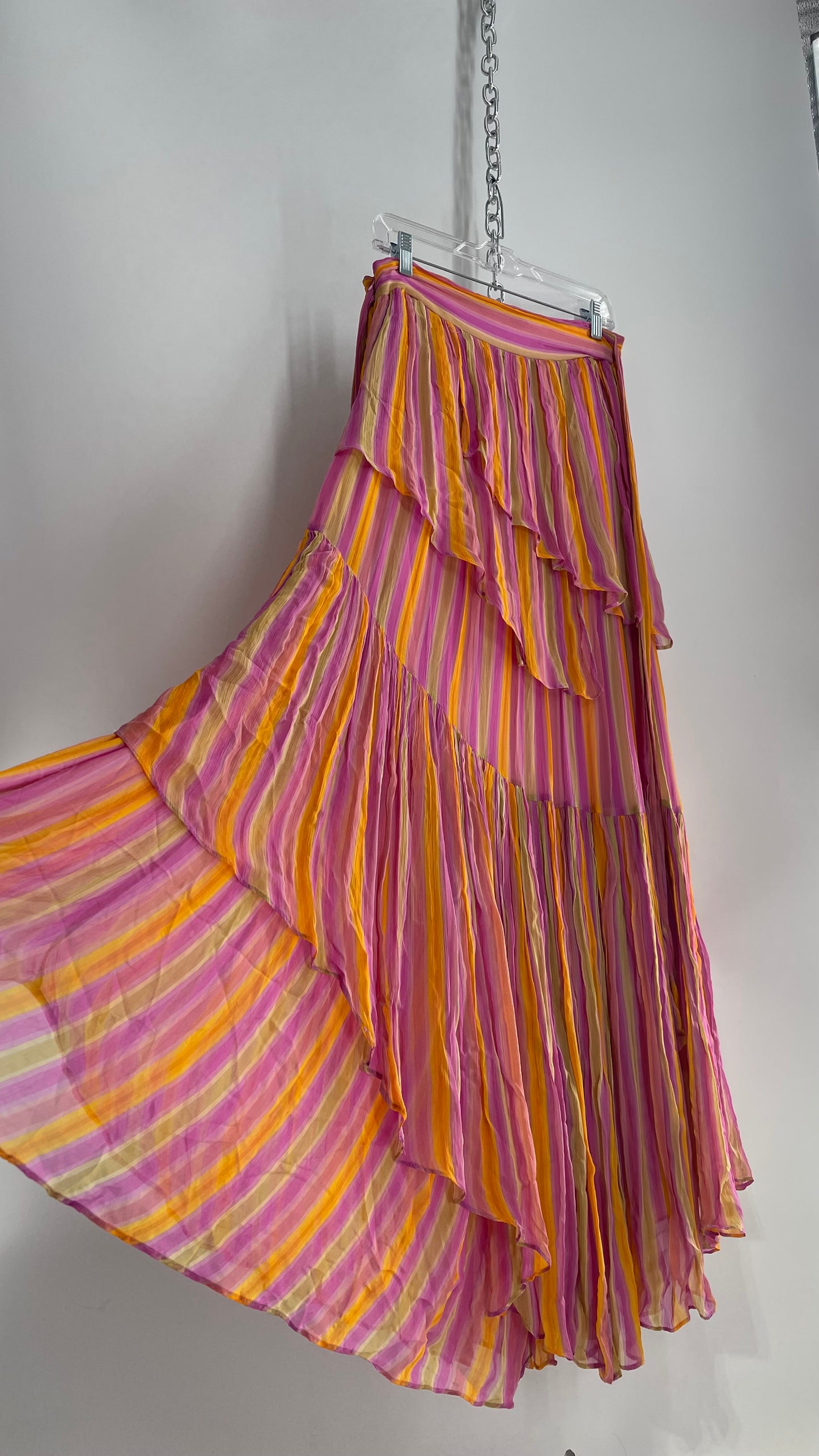 Free People Crimped Striped Voluminous Maxi Skirt (12)