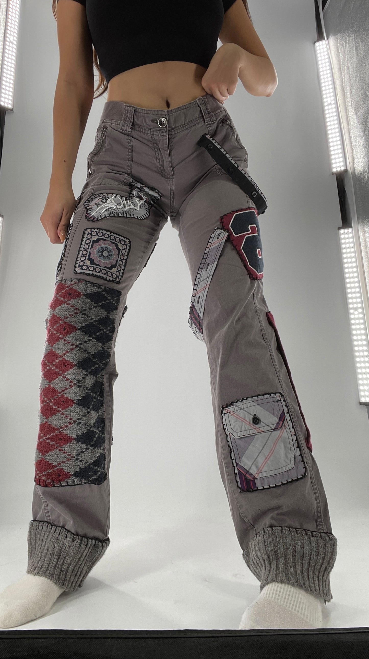 CUSTOM Handmade Patchwork Straight Legs (4)