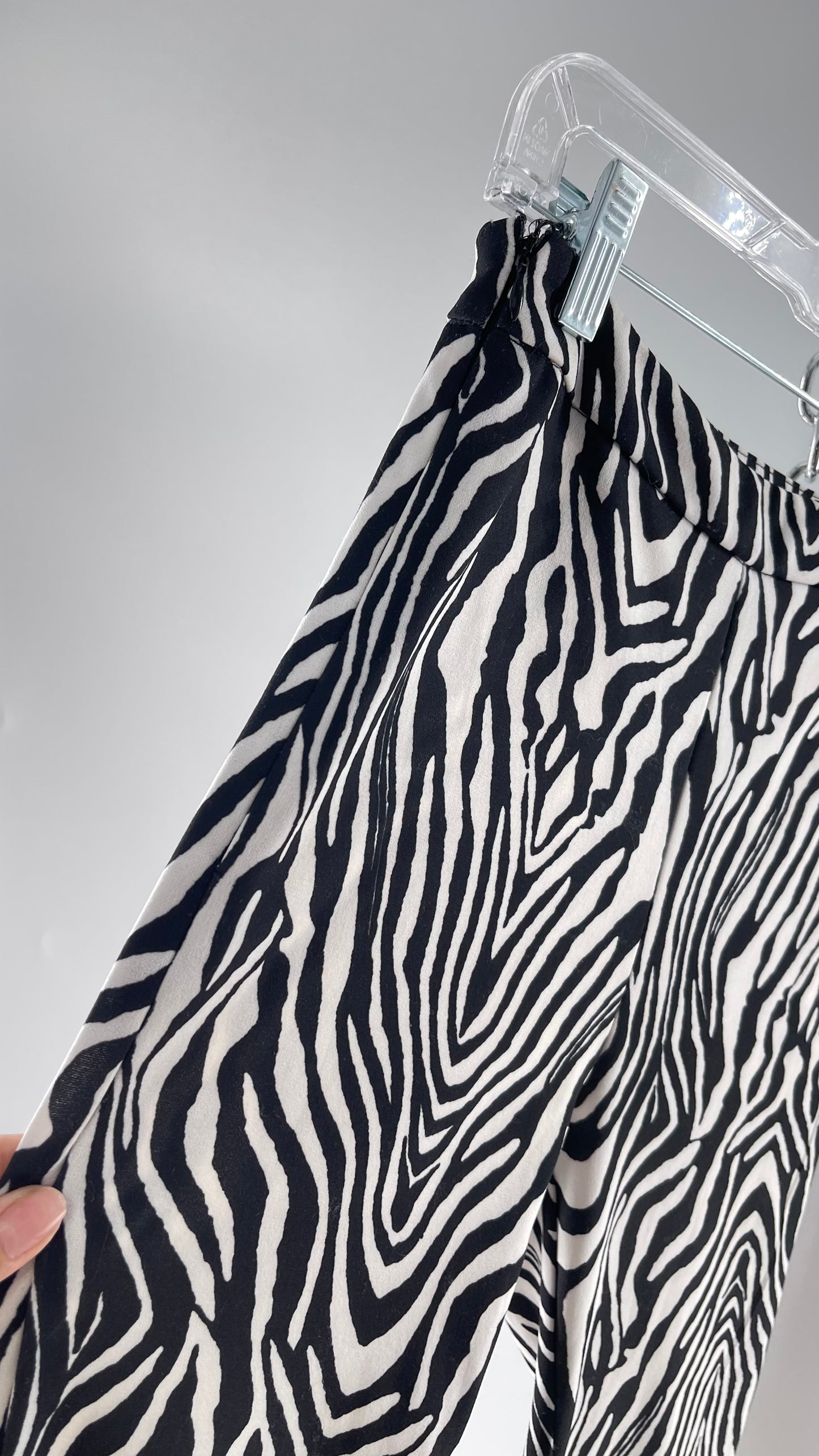 Zebra Printed Flares/Bell Bottoms (C)(Small)