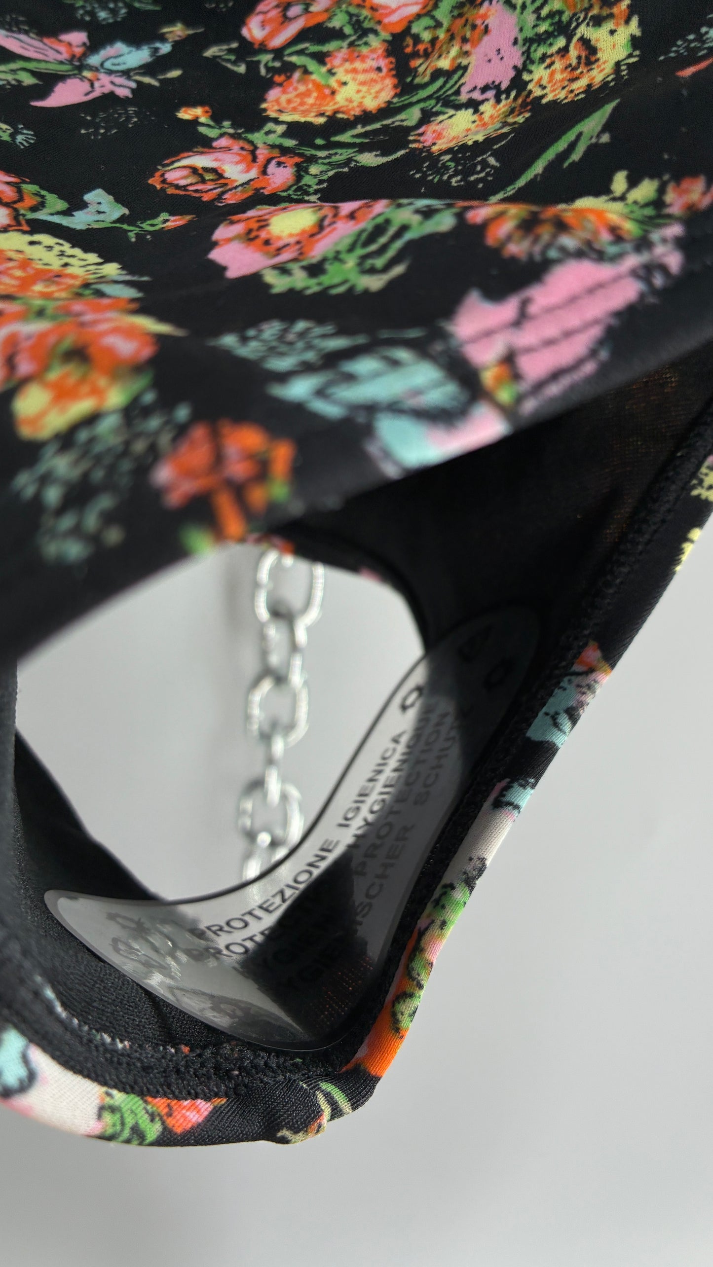 LA Hearts High Waisted Floral Swim Bottoms (Small)