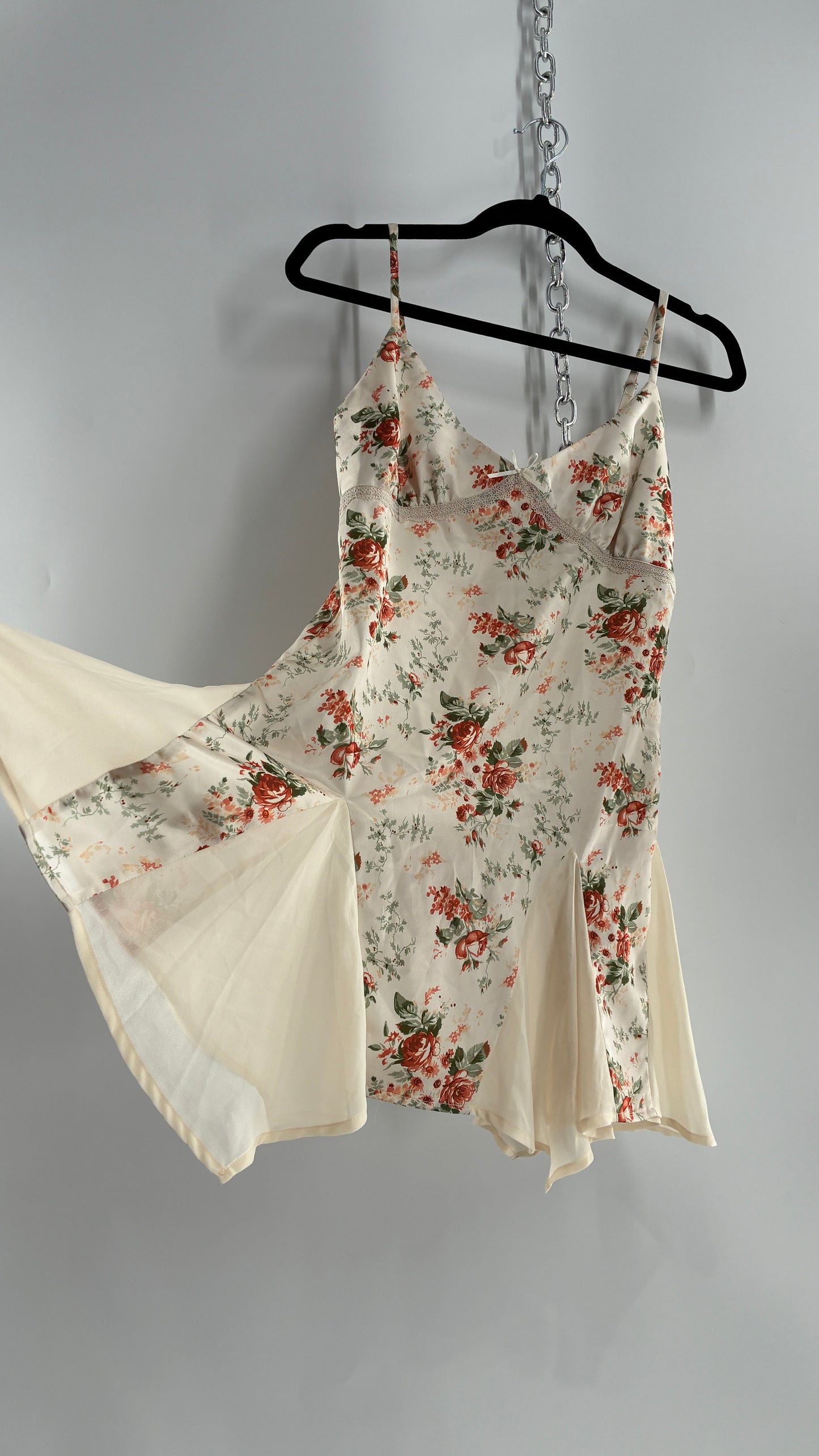 Princess Polly Floral Handkerchief Hem Slip Dress (4)