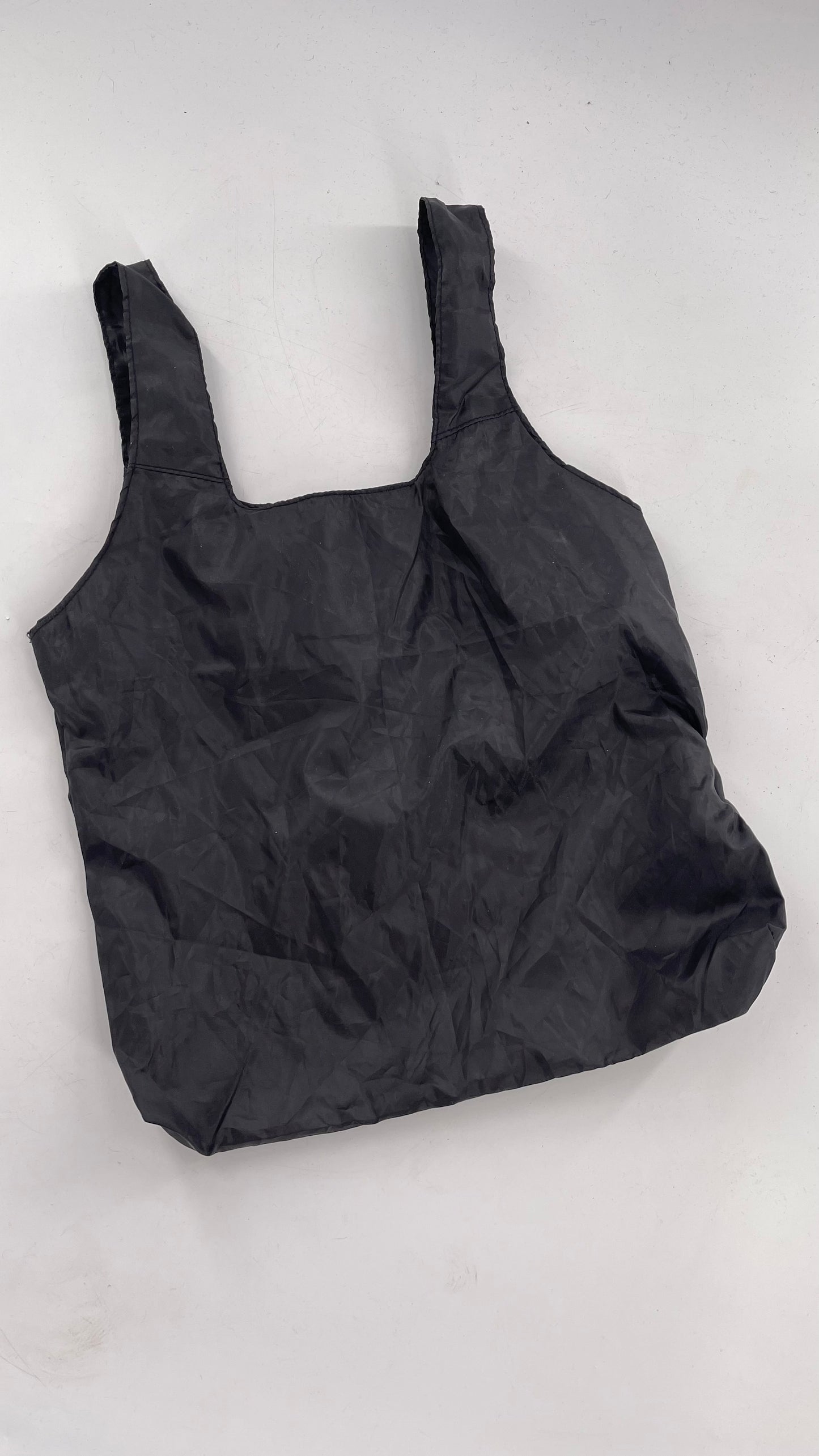 Vintage Black Teach it Forward Packable Tote with Tags Attached
