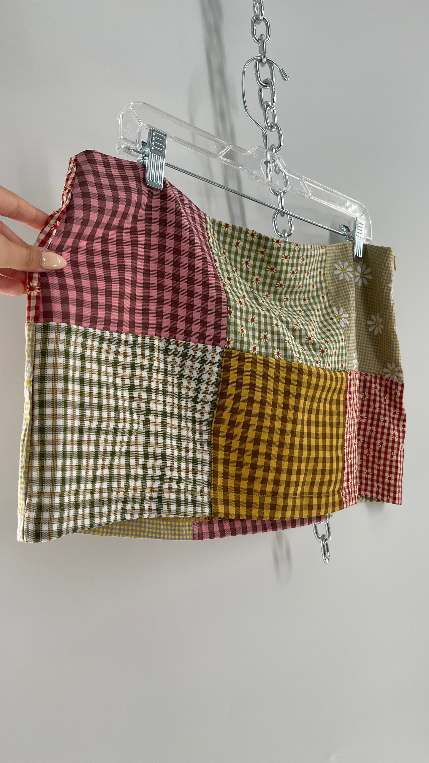 The Ragged Priest Patchwork Mini Skirt (12)