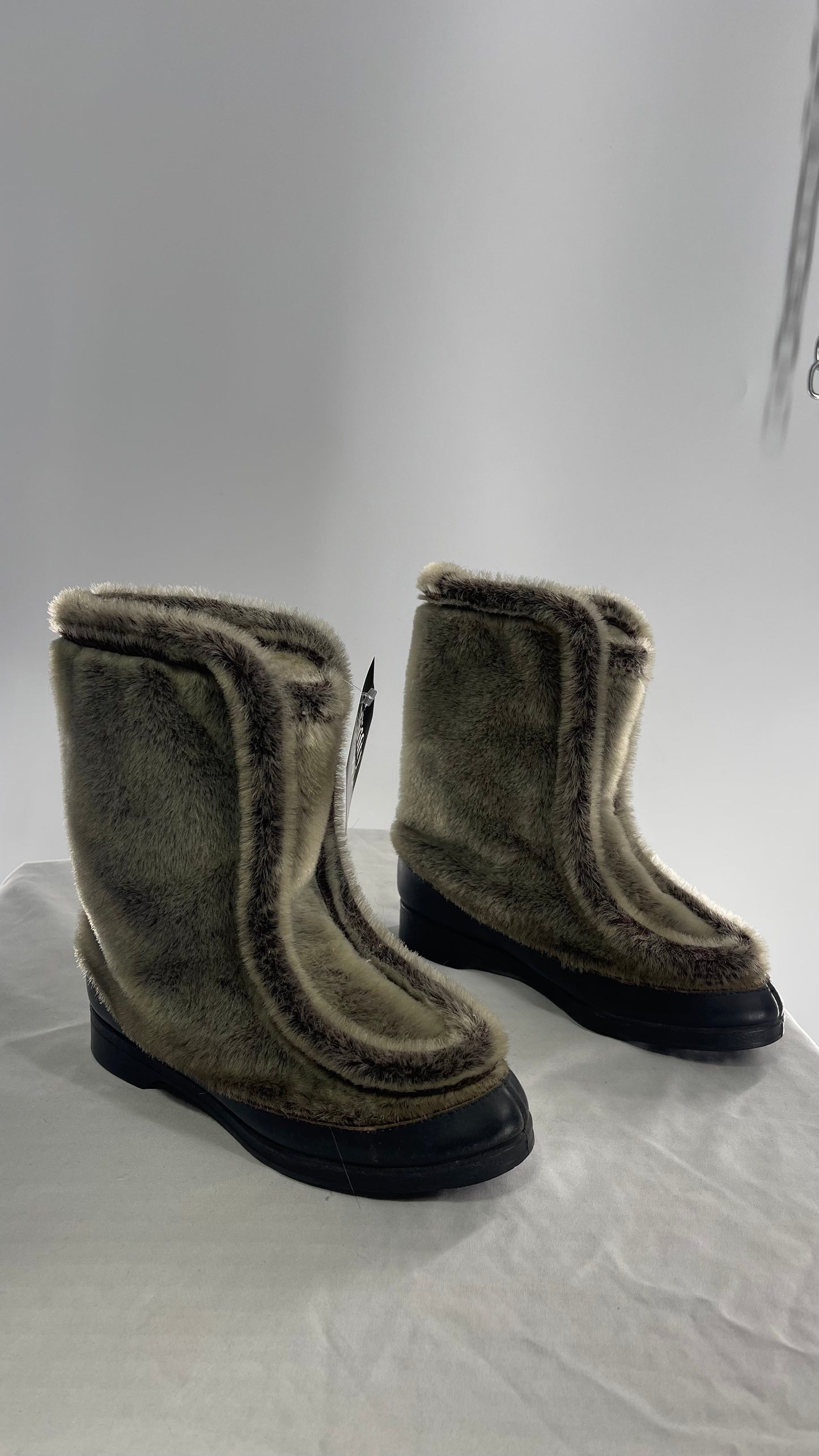 Vintage 1970s YODELERS Fur Boots (7)