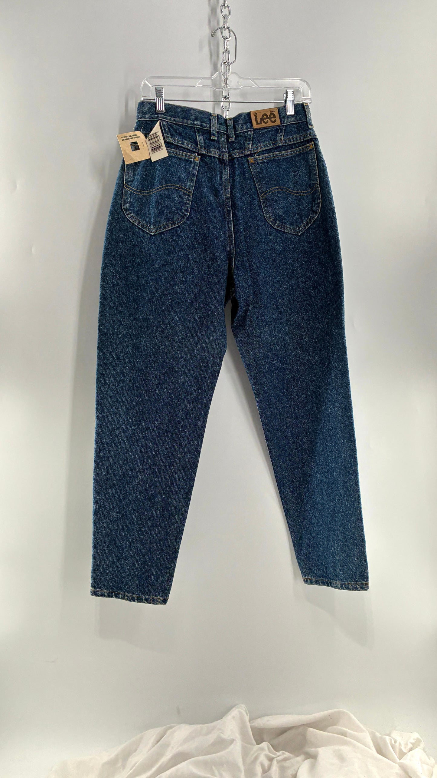 Deadstock Vintage 1980s Lee Stone Wash Mom Jean (12P)