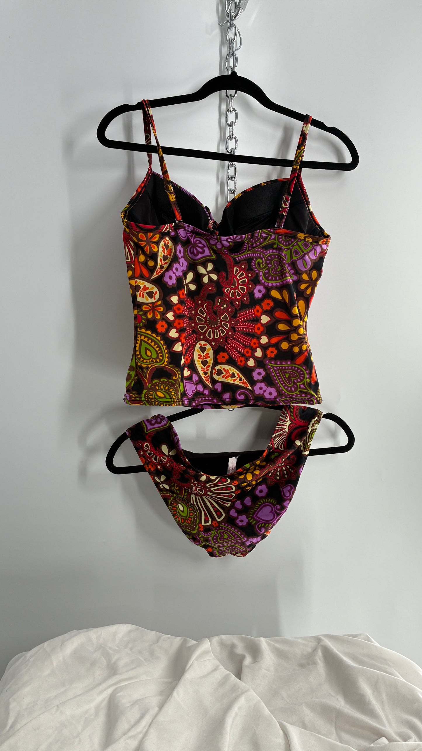 Vintage Victoria’s Secret Tankini Set with Built-In Underwire (36C, L)
