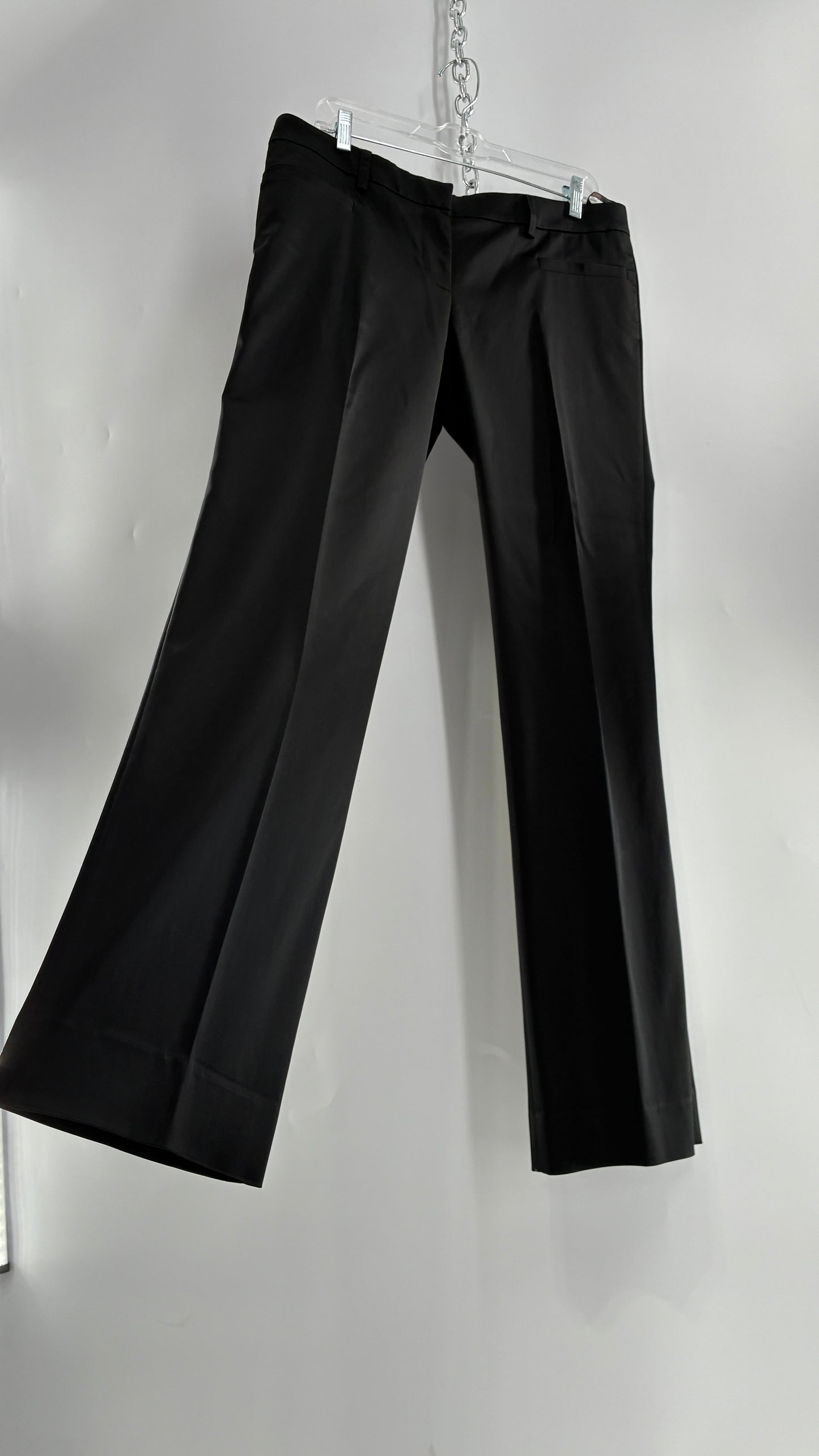 Vintage VERSACE Black Pleated Low Waisted Trouser (46/12)