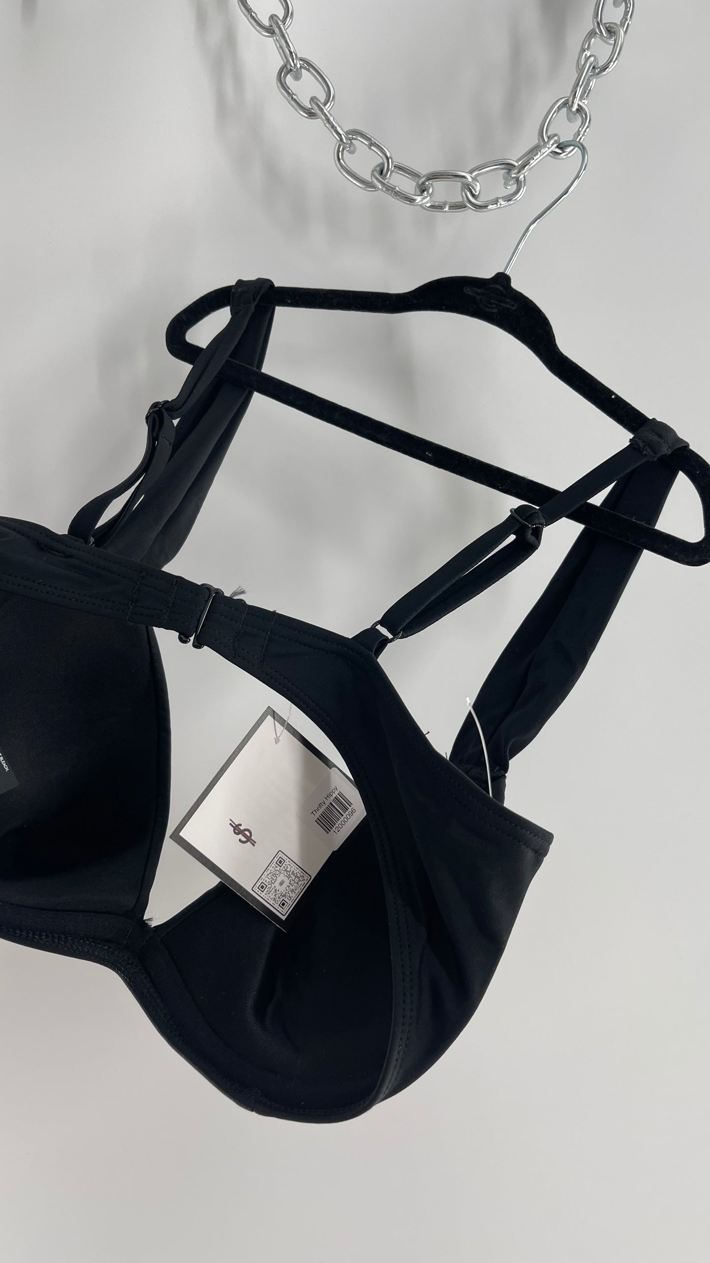 Urban Outfitters Out From Under Black Underwire Swim Top (Medium)