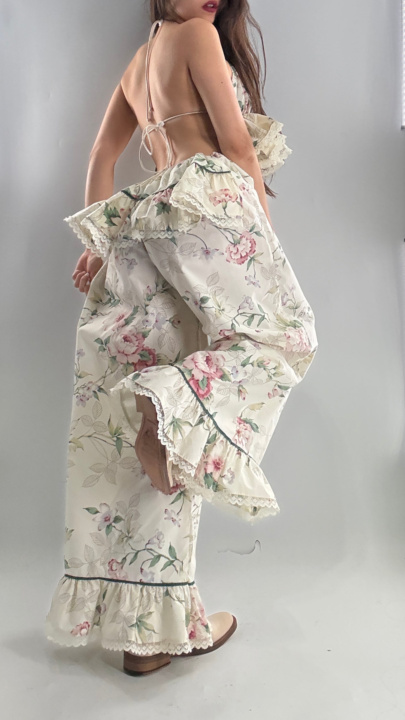 Vintage Floral Handmade Two Piece Play Set (XS-M)