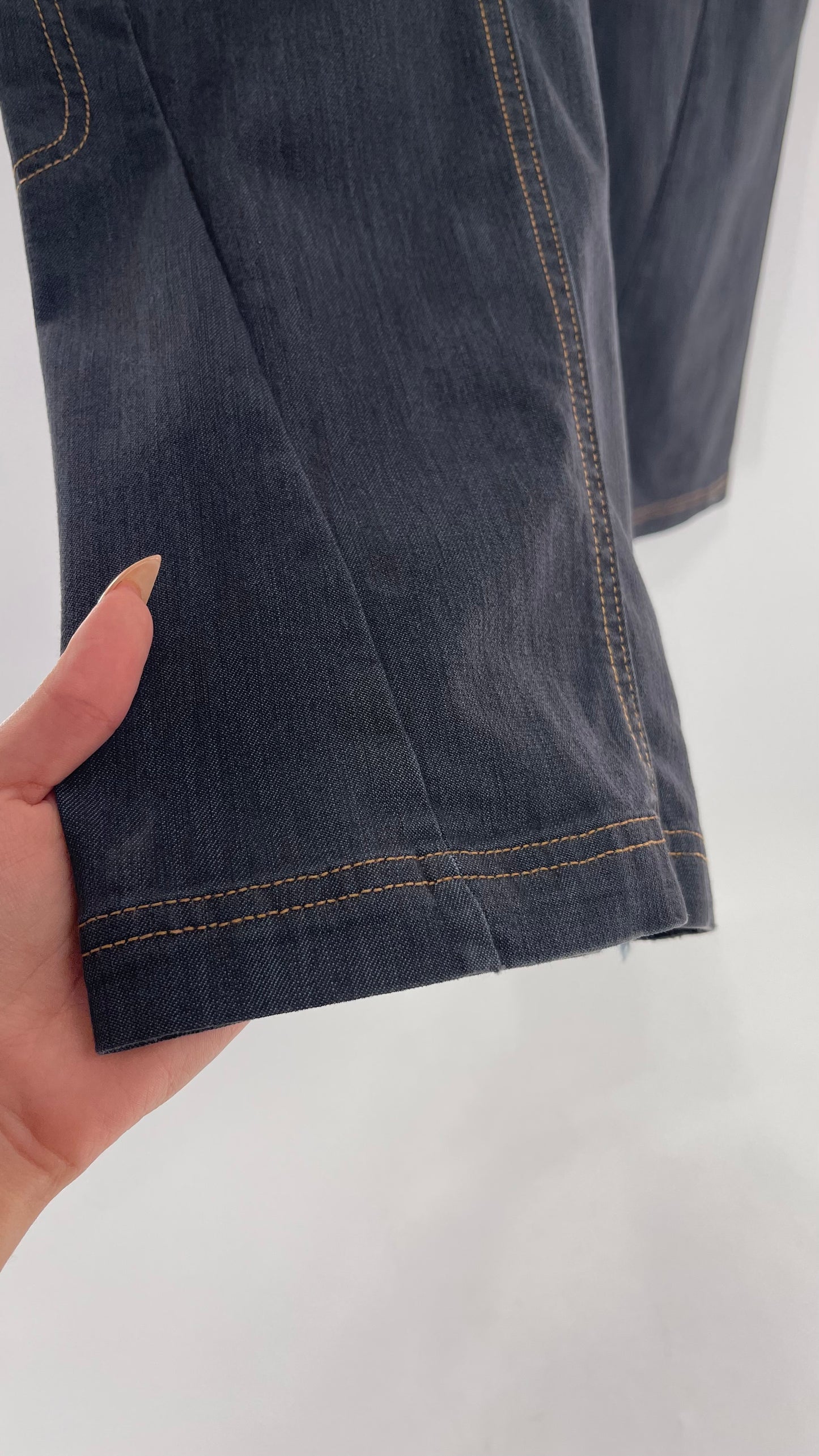 Athleta Flare Denim Cargos (6)