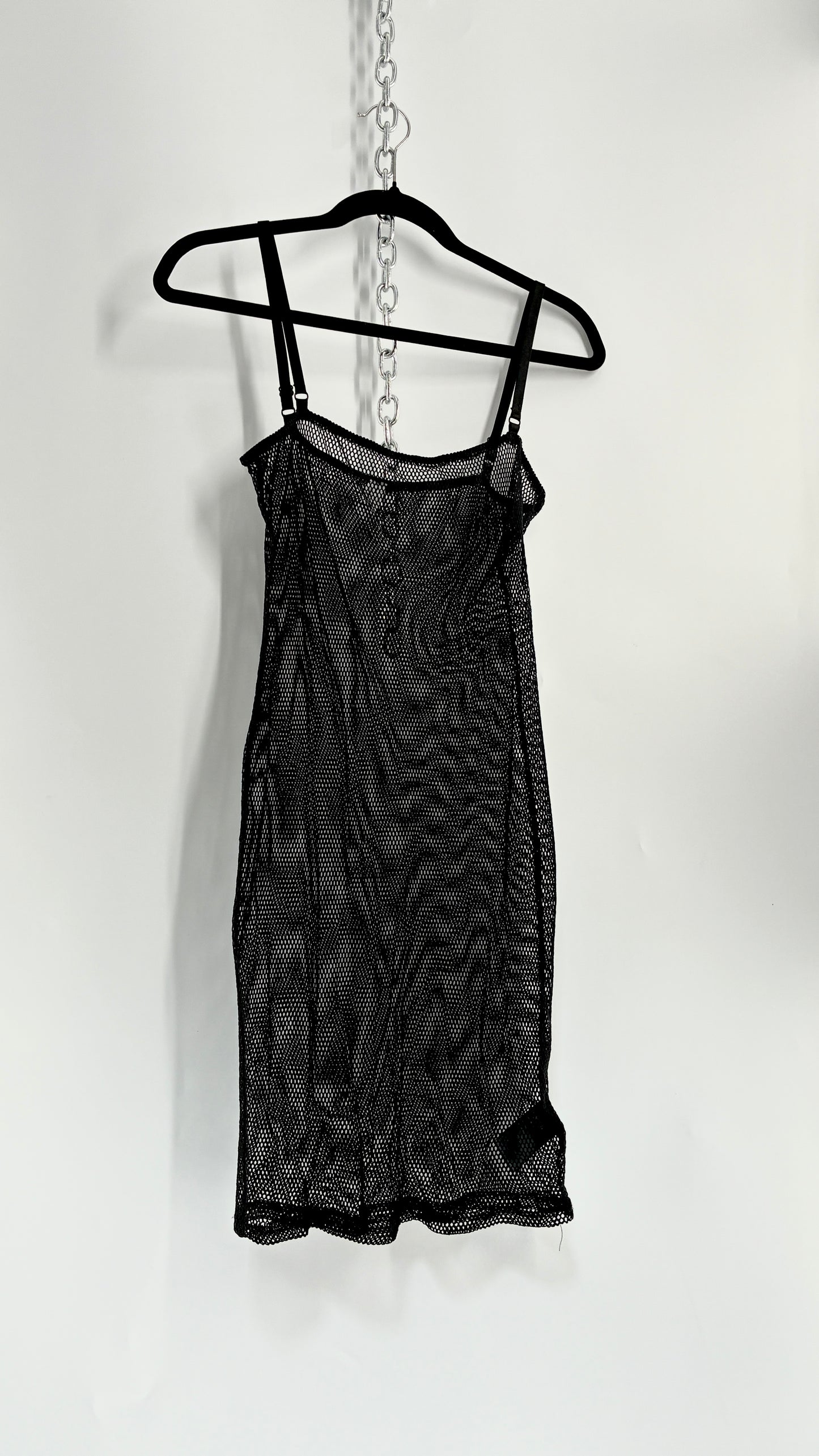 Urban Outfitters Out from Under Black Stretchy Mesh Mini (Small)