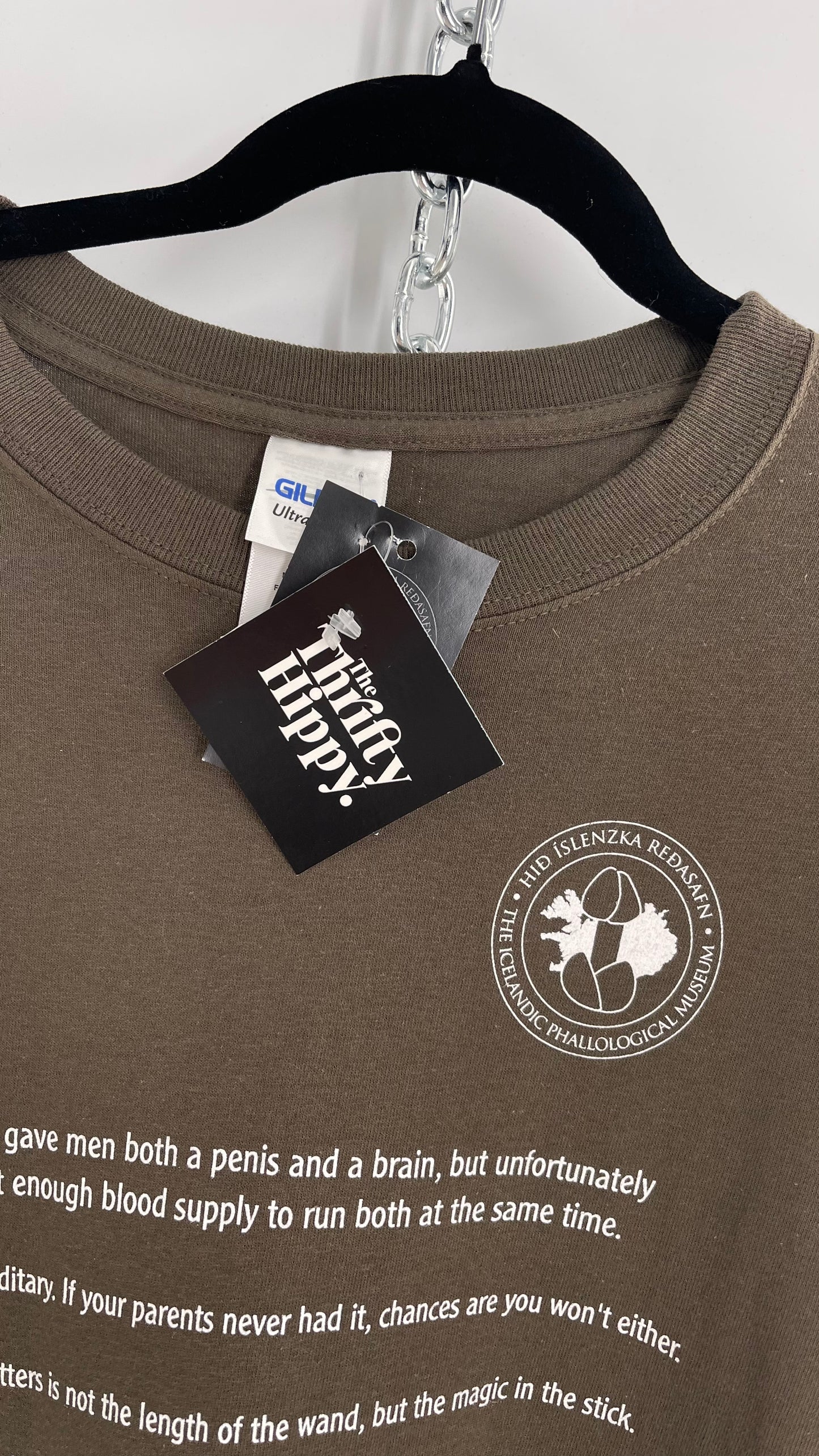 Vintage Icelandic Penis Museum T Shirt with Tags (Large)
