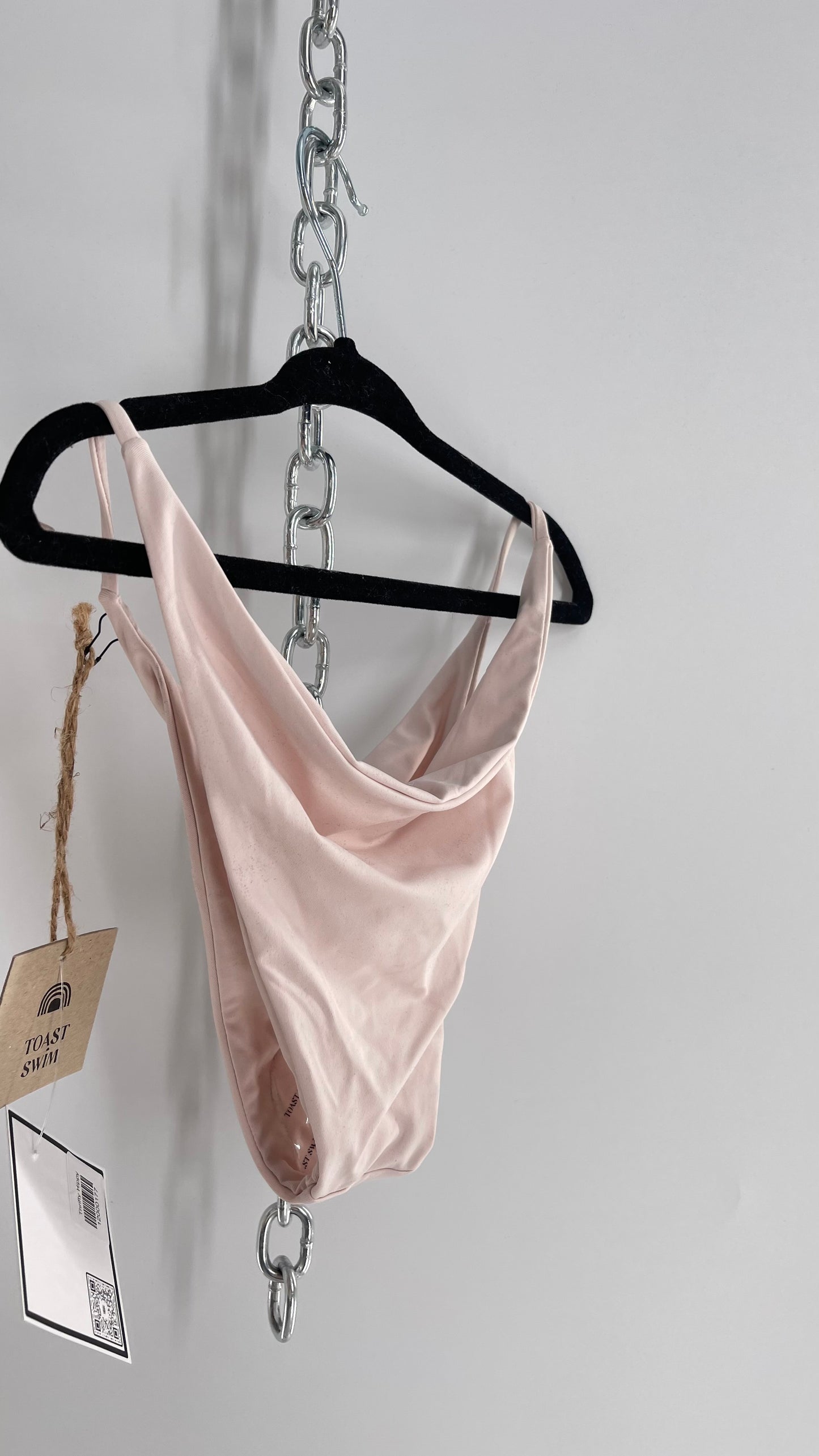 TOAST SWIM Light Pink Swim Bottoms (Medium)