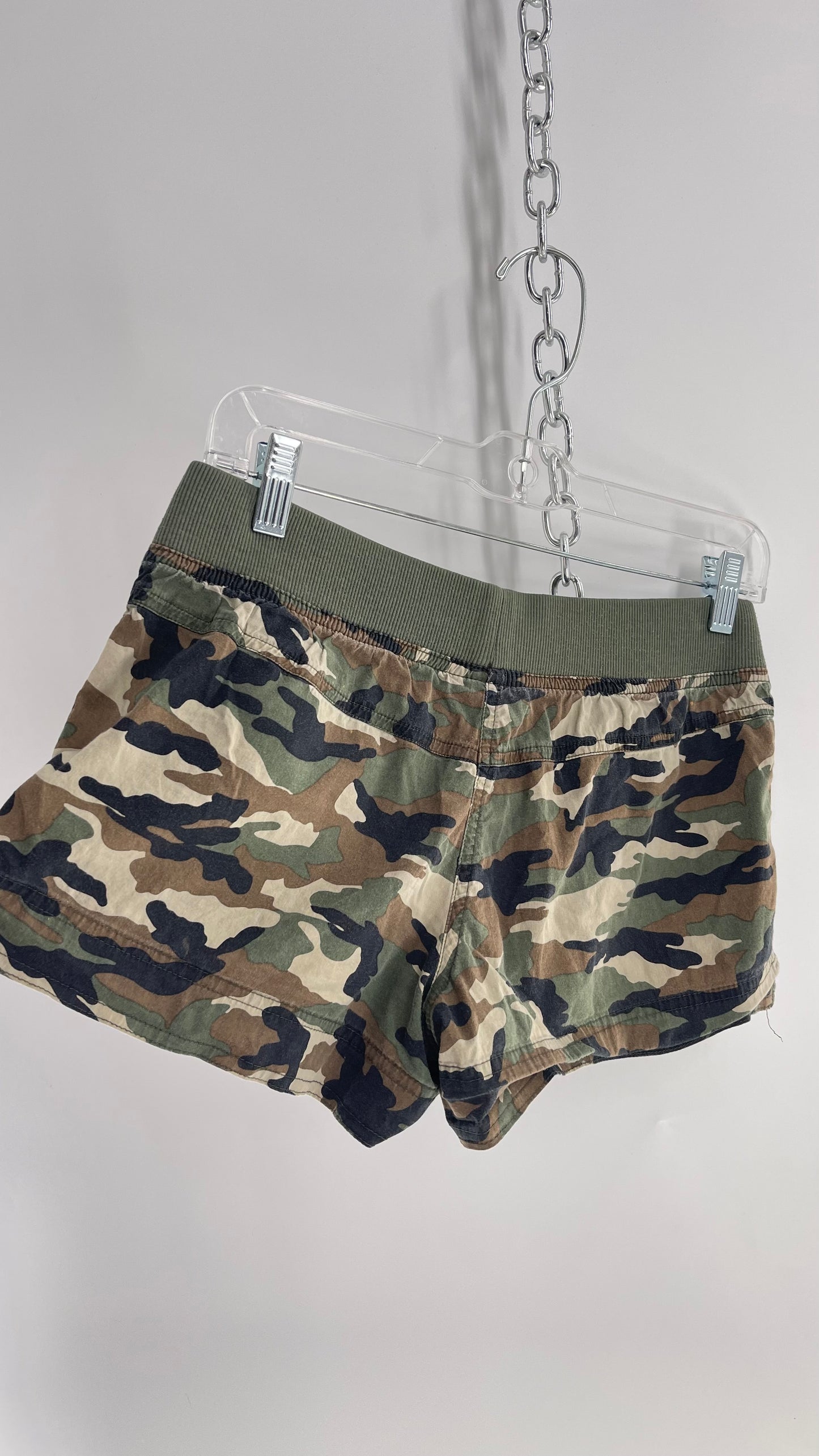 Vintage Camo Booty Shorts (Medium)