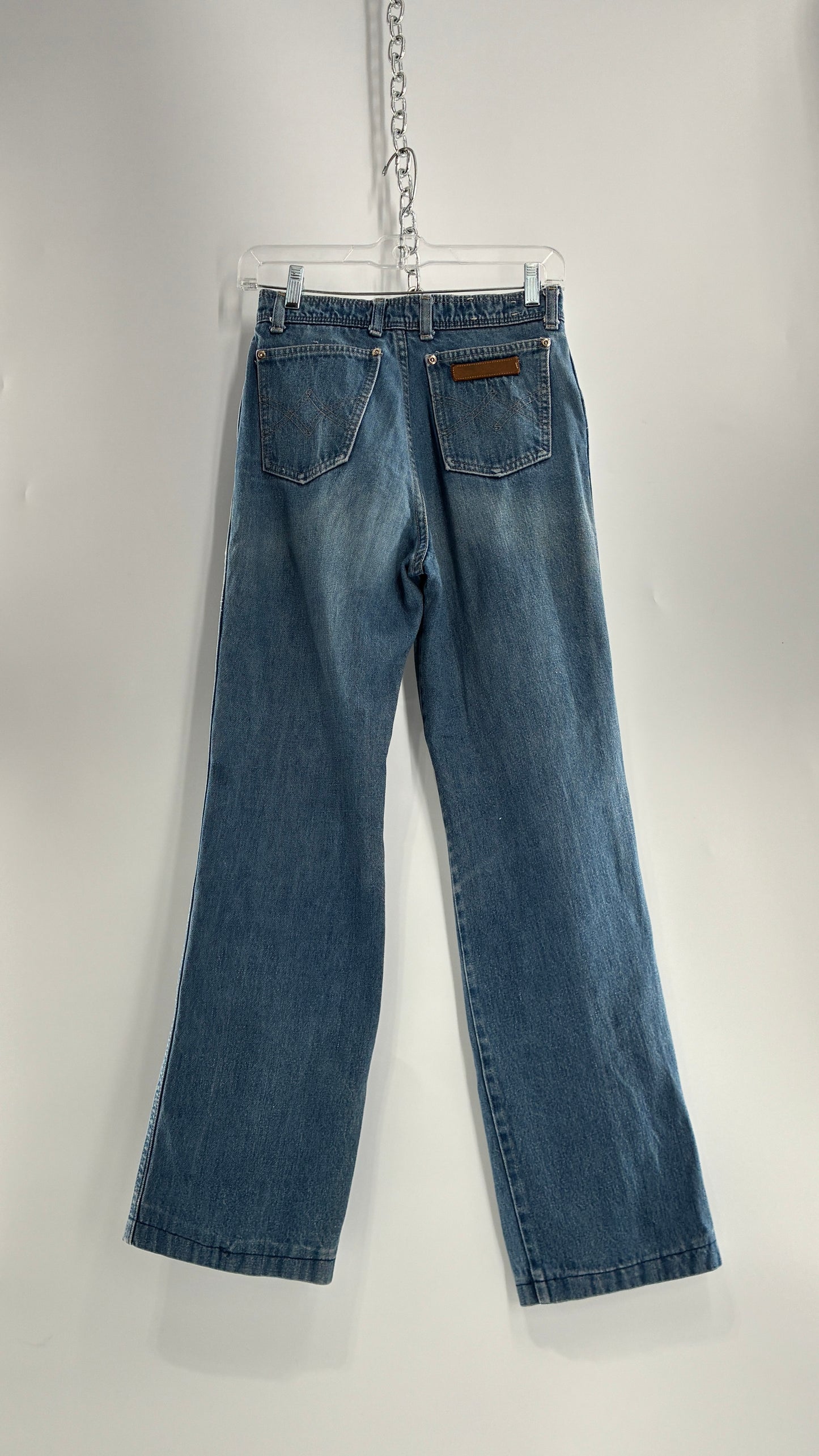 Vintage Oscar de la Renta Light Wash Straight Leg Jeans (10)