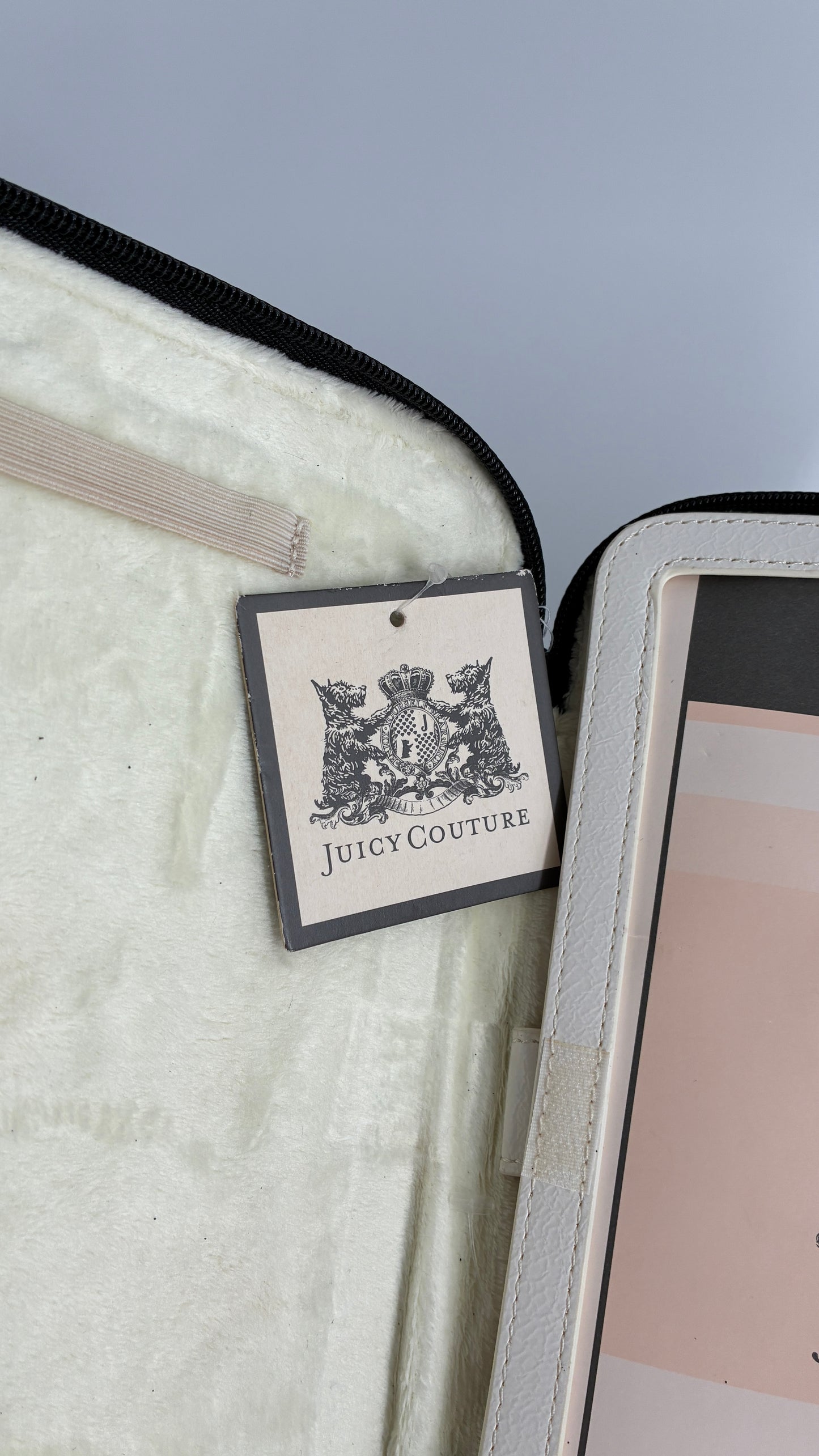 Vintage JUICY COUTURE Black Glitter Case with Tags Attached