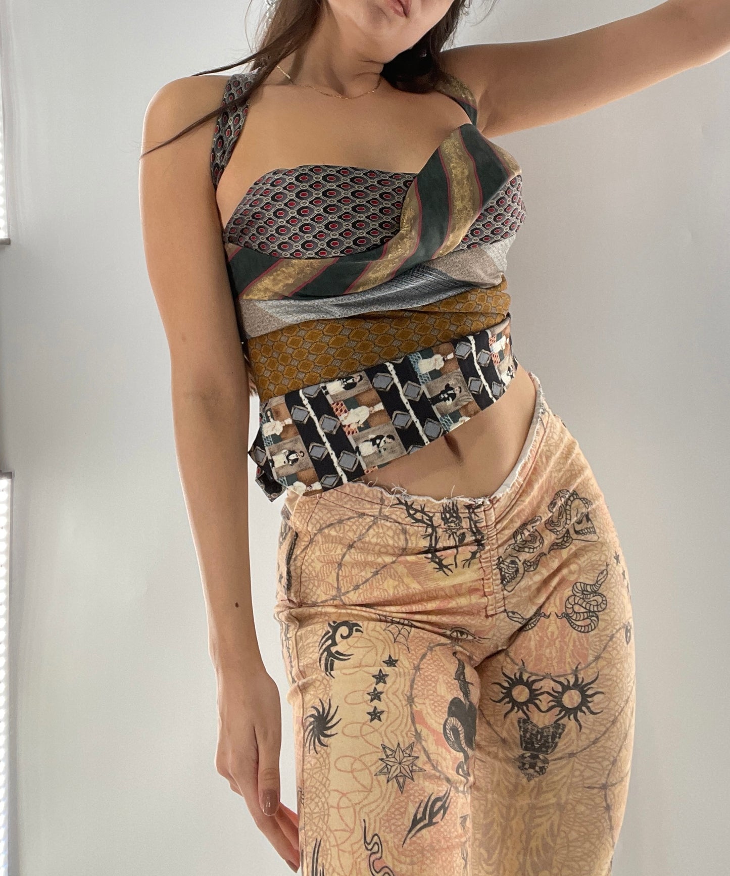 All Tied Up Custom Handmade Top (One Size)