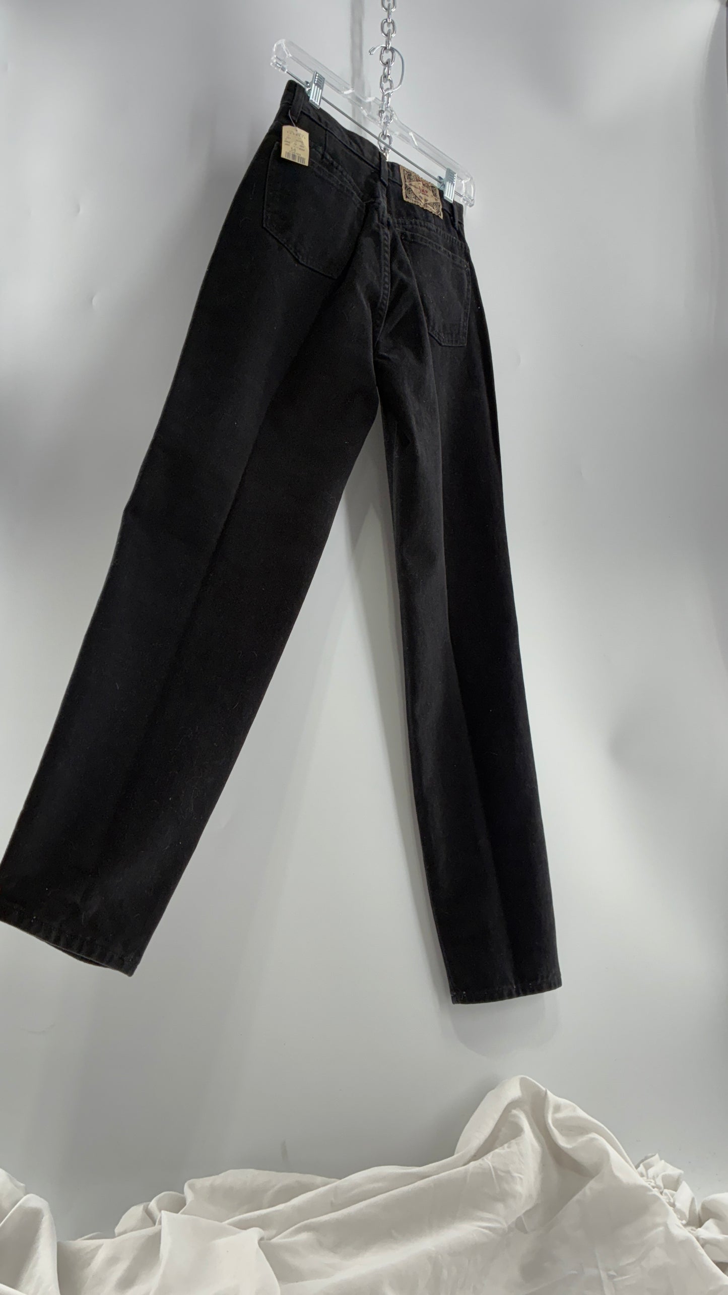 Deadstock Vintage 1980s EXPRESS Black High Waisted Mom Jean (5/6)