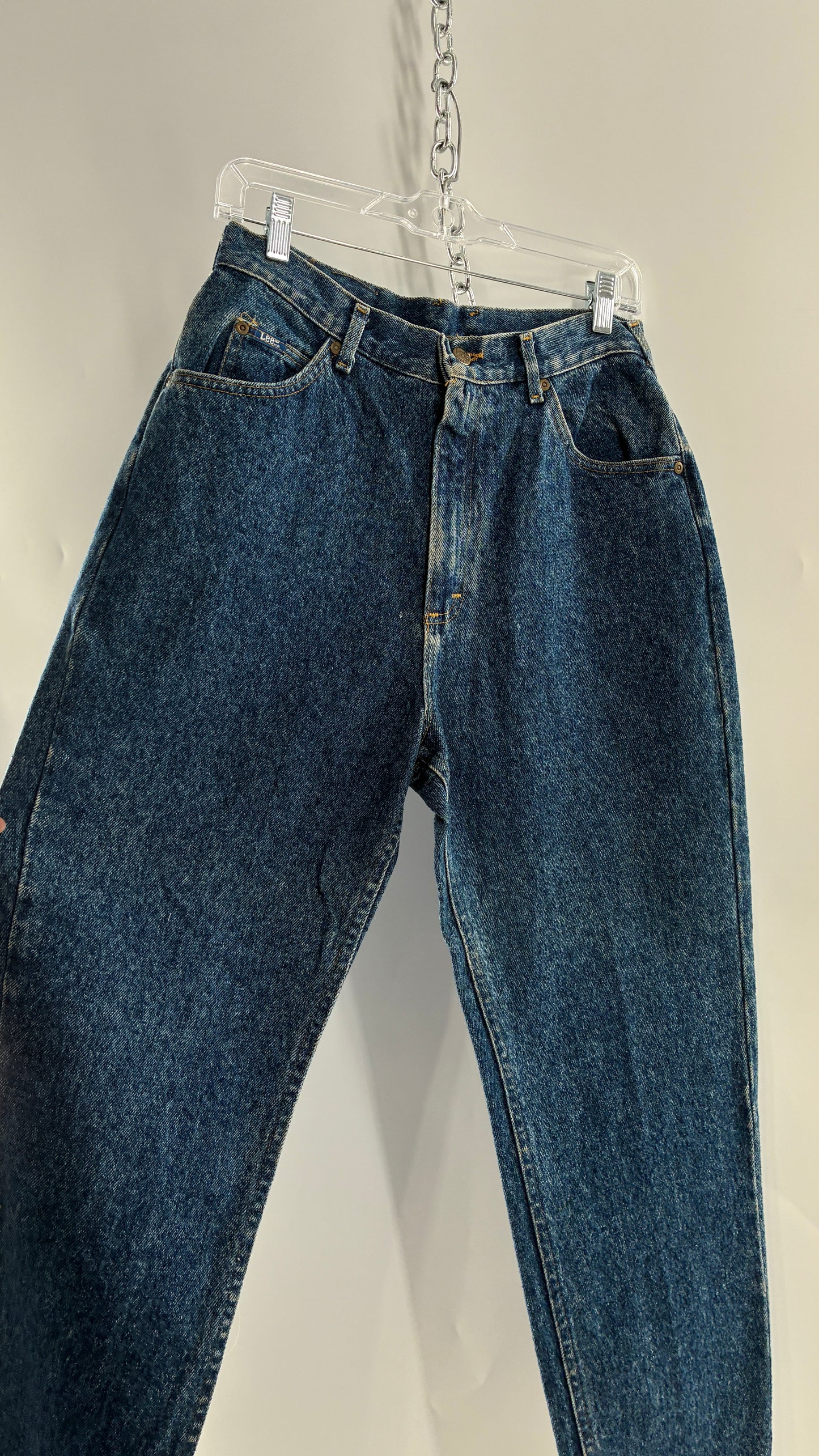 Deadstock Vintage 1980s Lee Stone Wash Mom Jean (12P)