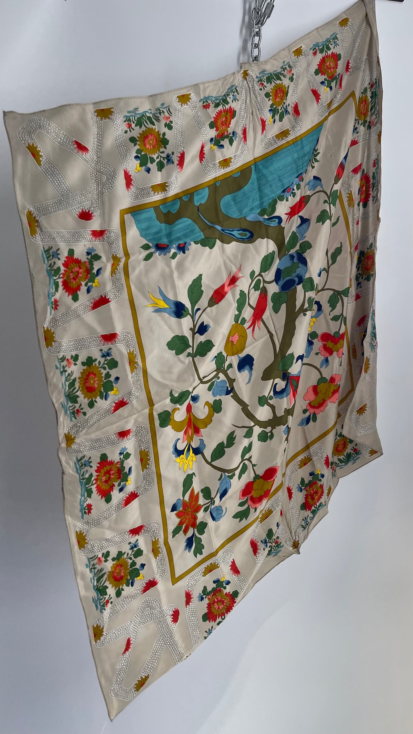 Vintage Tree Floral Mural Scarf