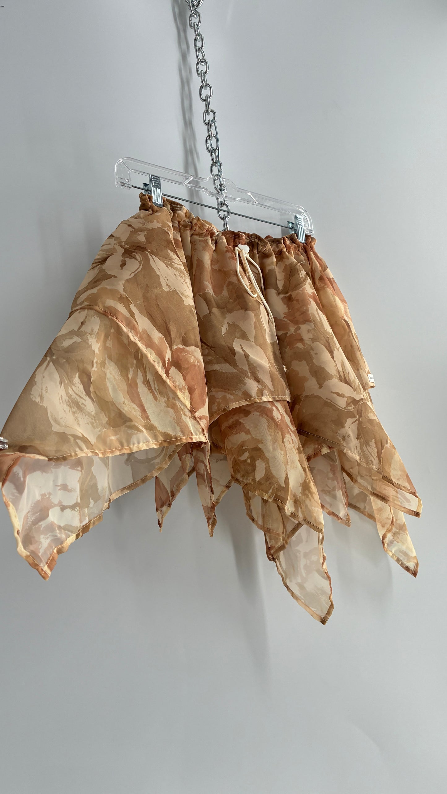 Handmade Handkerchief Hem Mini Skirt