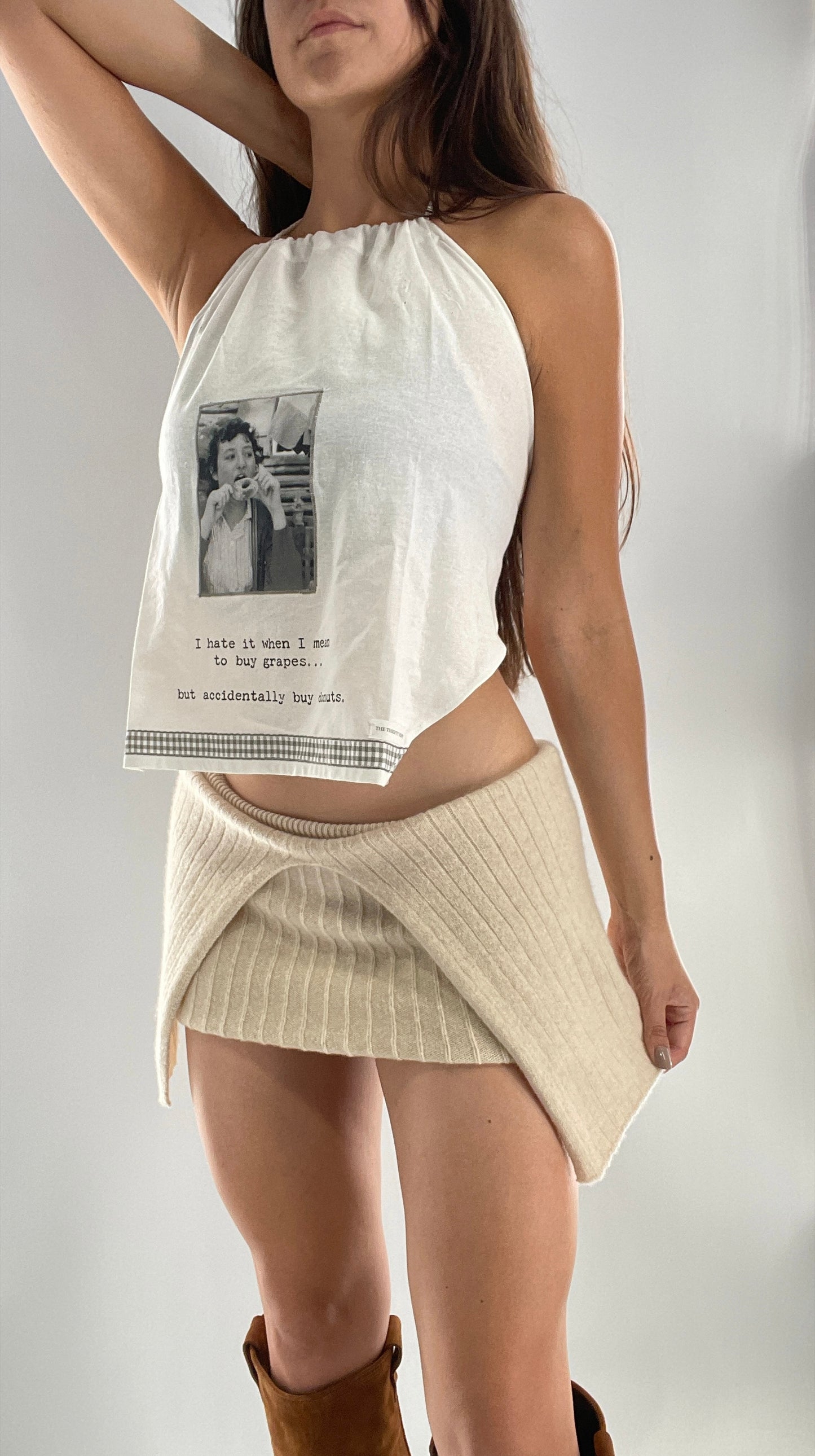 Vintage Handmade Backless Top (One Size)