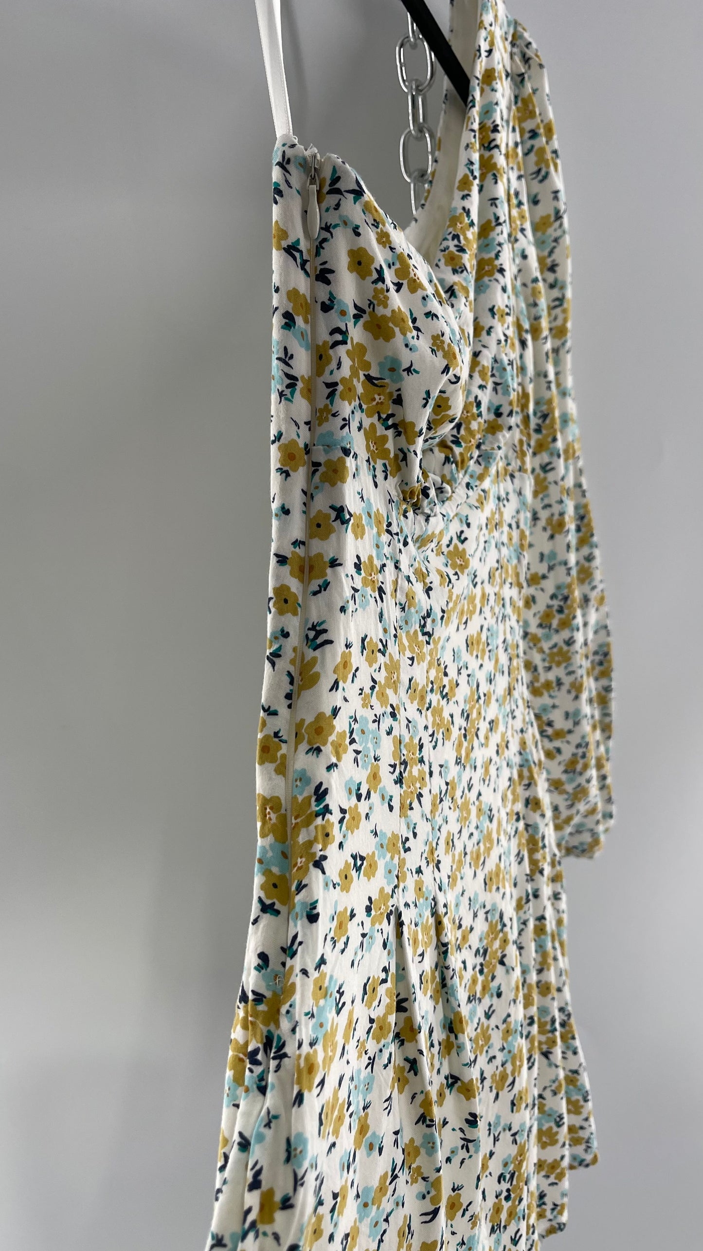 Free People One Sleeve Floral Dress (0)