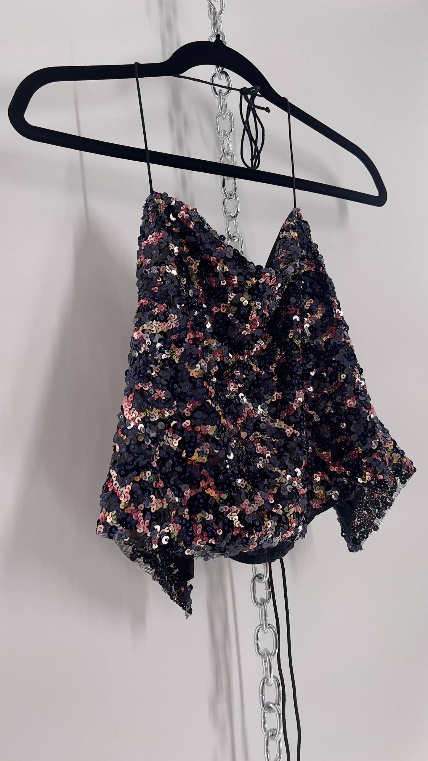 Urban Outfitters Multicolored Sequin Top (Medium)