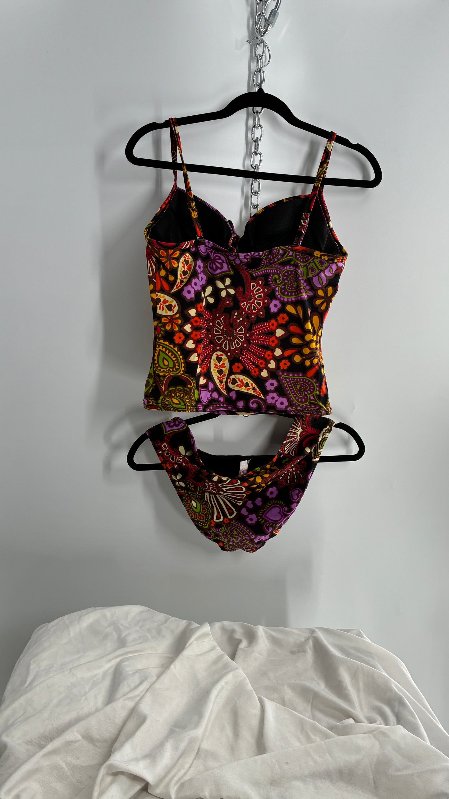 Vintage Victoria’s Secret Tankini Set with Built-In Underwire (36C, L)