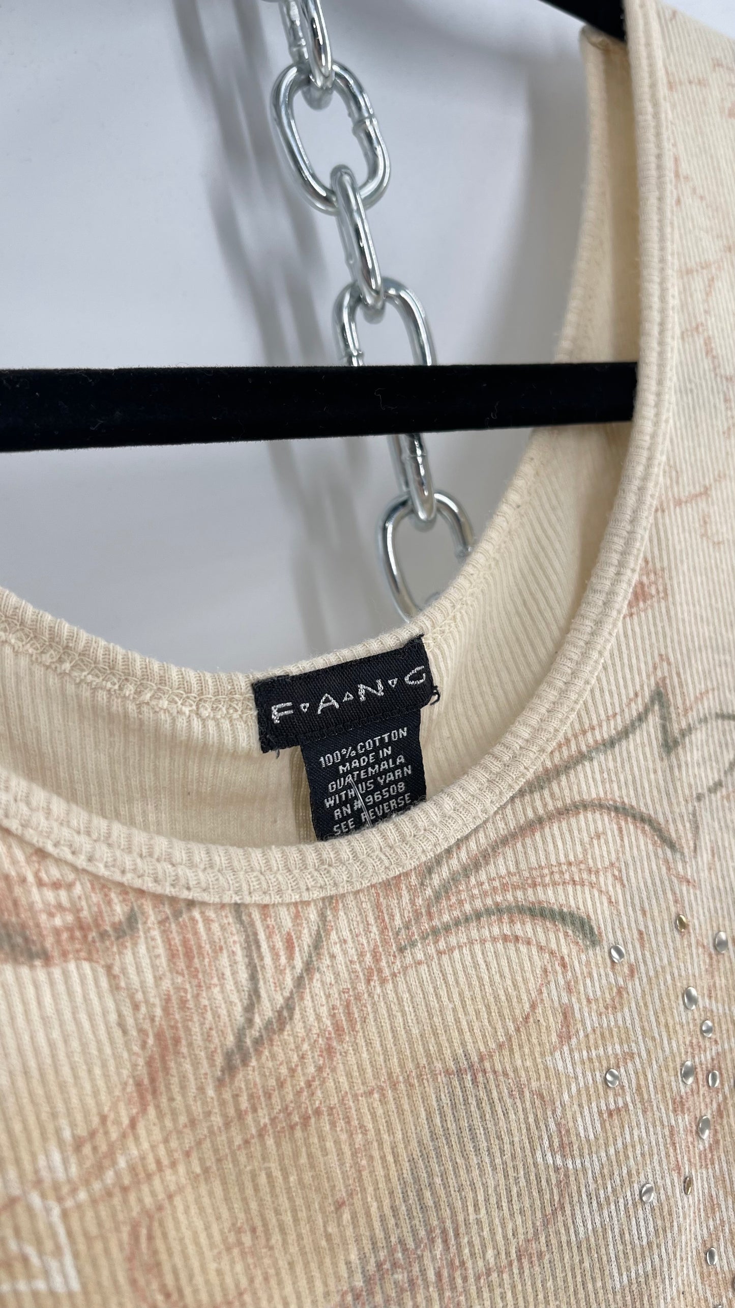 Vintage 1990s FANG Graphic Tank Top (Large)
