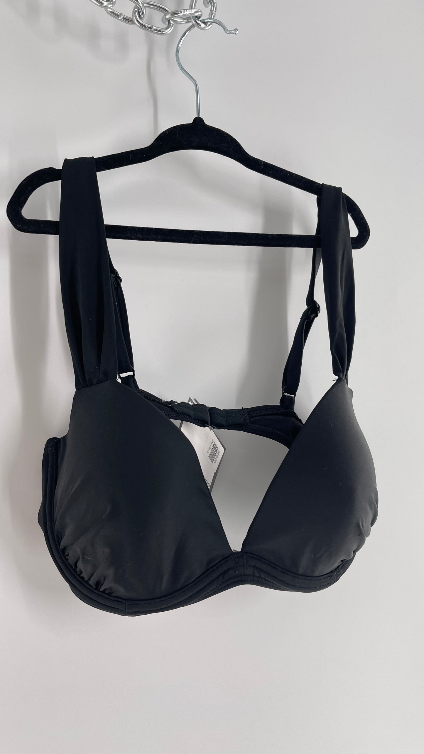 Urban Outfitters Out From Under Black Underwire Swim Top (Medium)