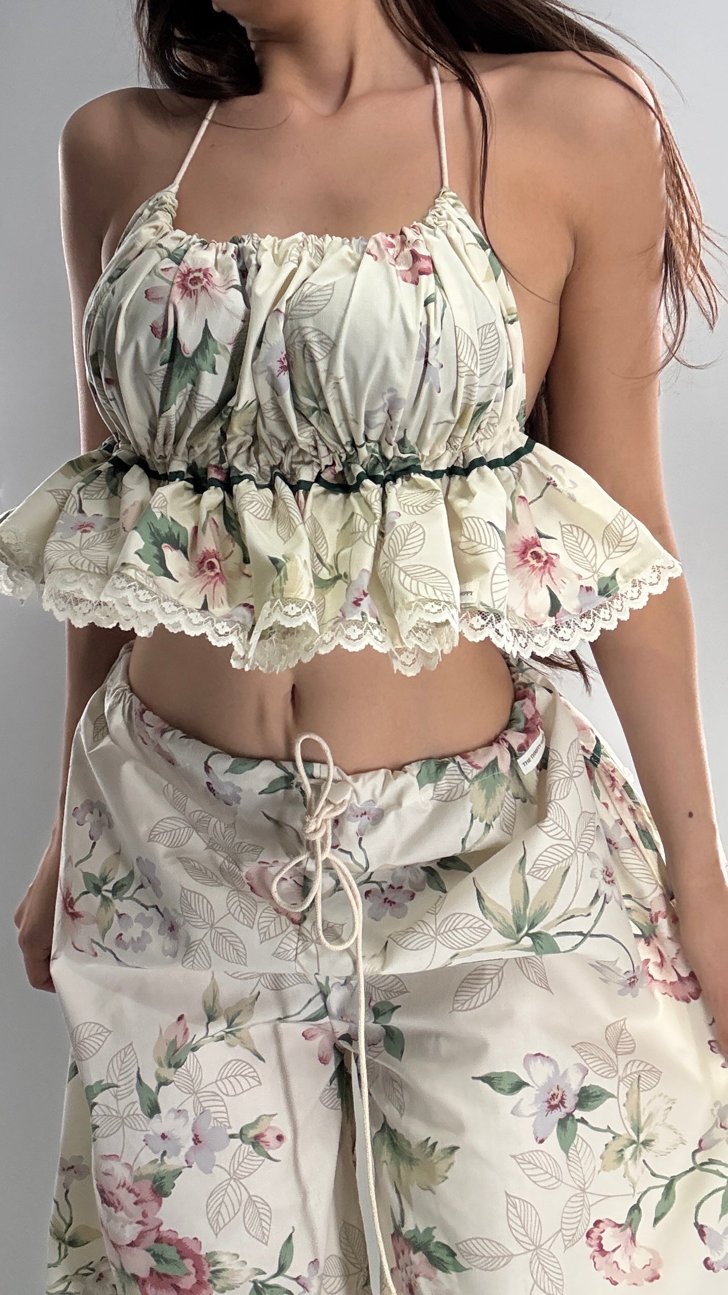 Vintage Floral Handmade Two Piece Play Set (XS-M)