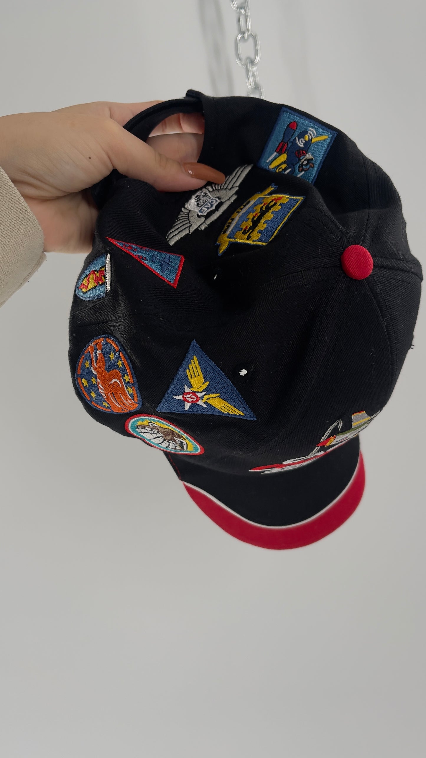 Vintage CAF Redtail Squadron Badge Patch Baseball Hat