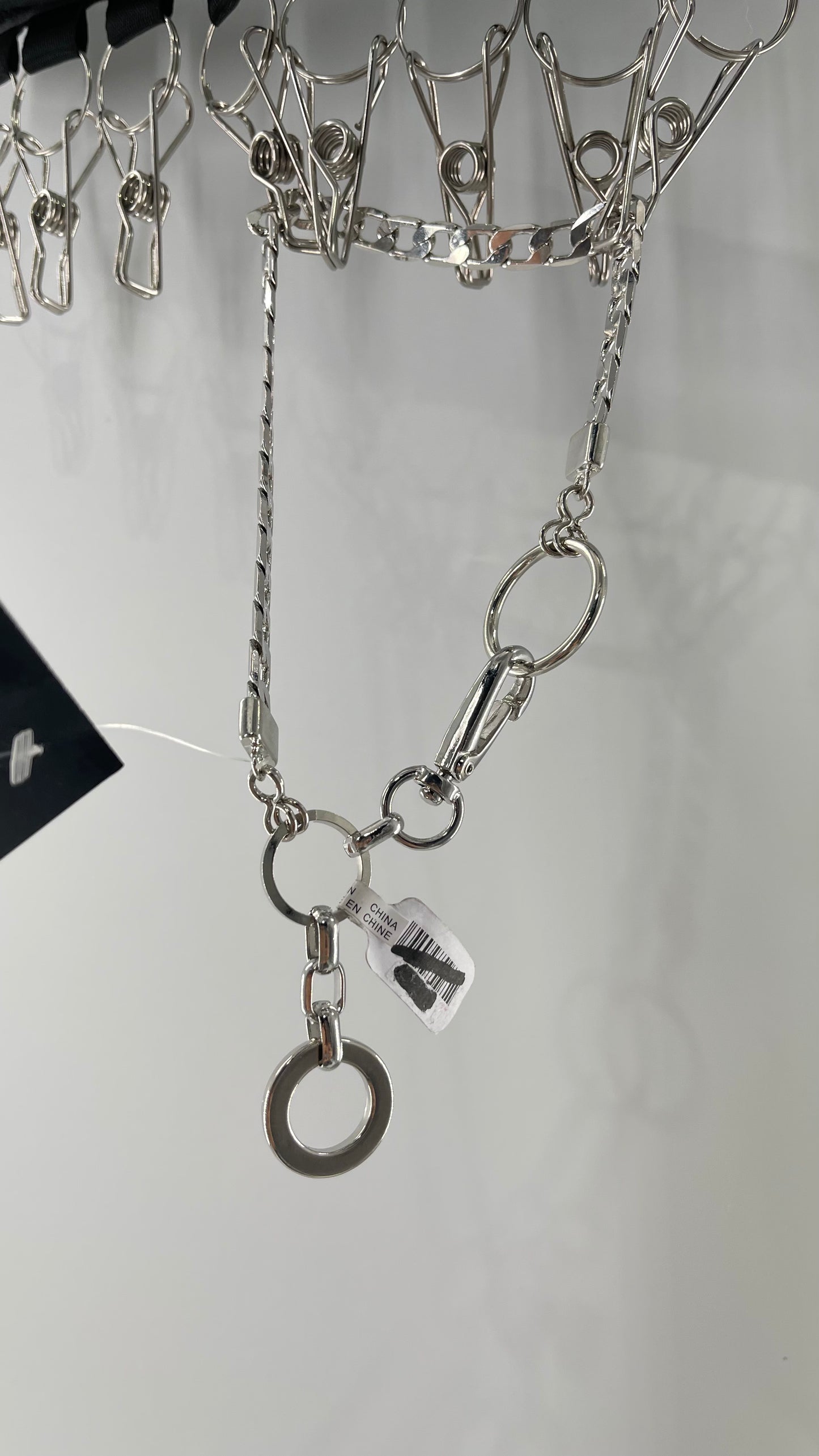Urban Outfitters Silver Chain Link Choker/Buckle Chain