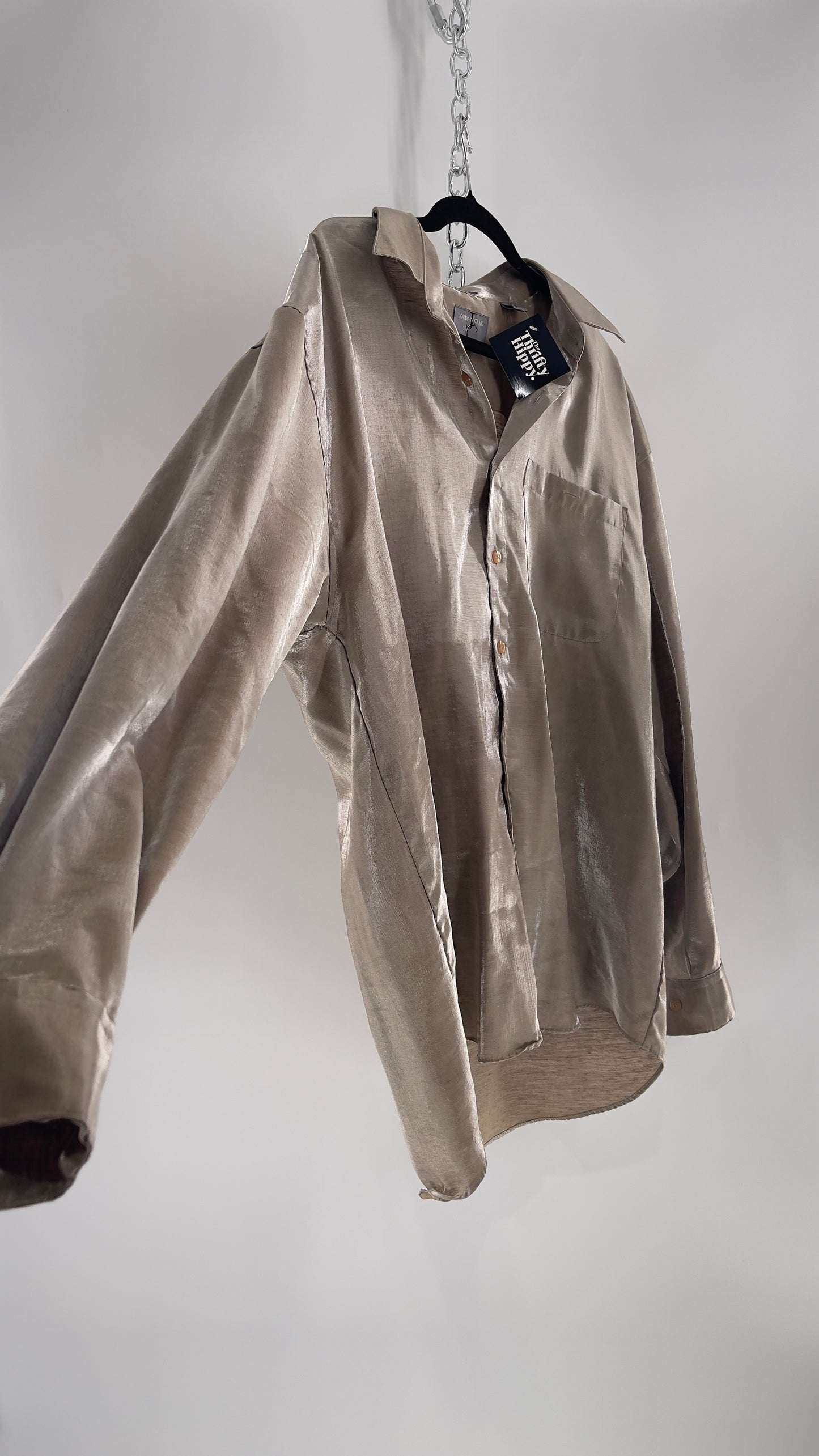 Jordan Craig Molten Metal Button Up (XXL)