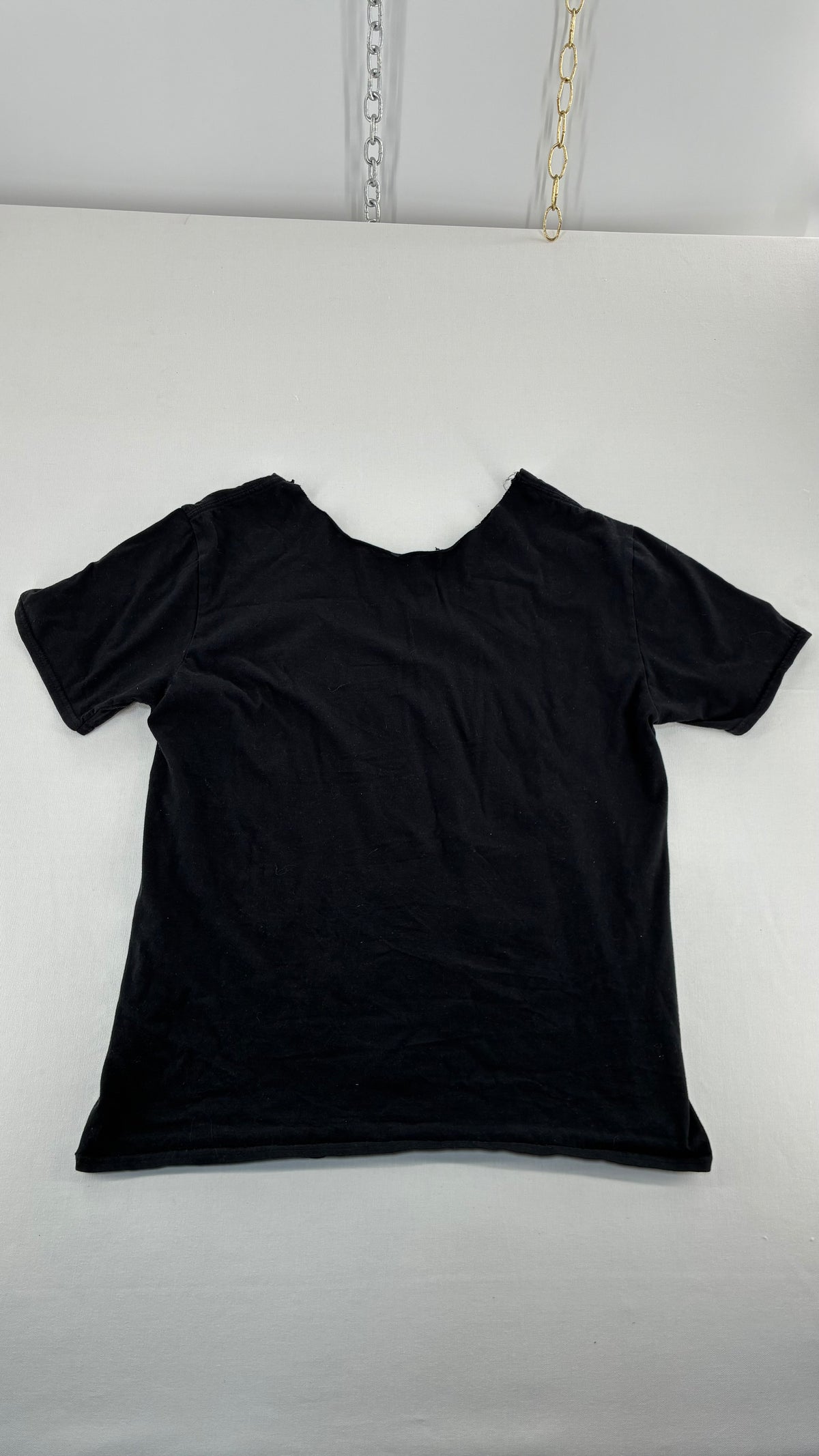 Vintage AEROSMITH Chopped Neckline Graphic T Shirt (Large)