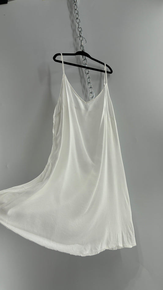 White Slip Dress (8/Medium)