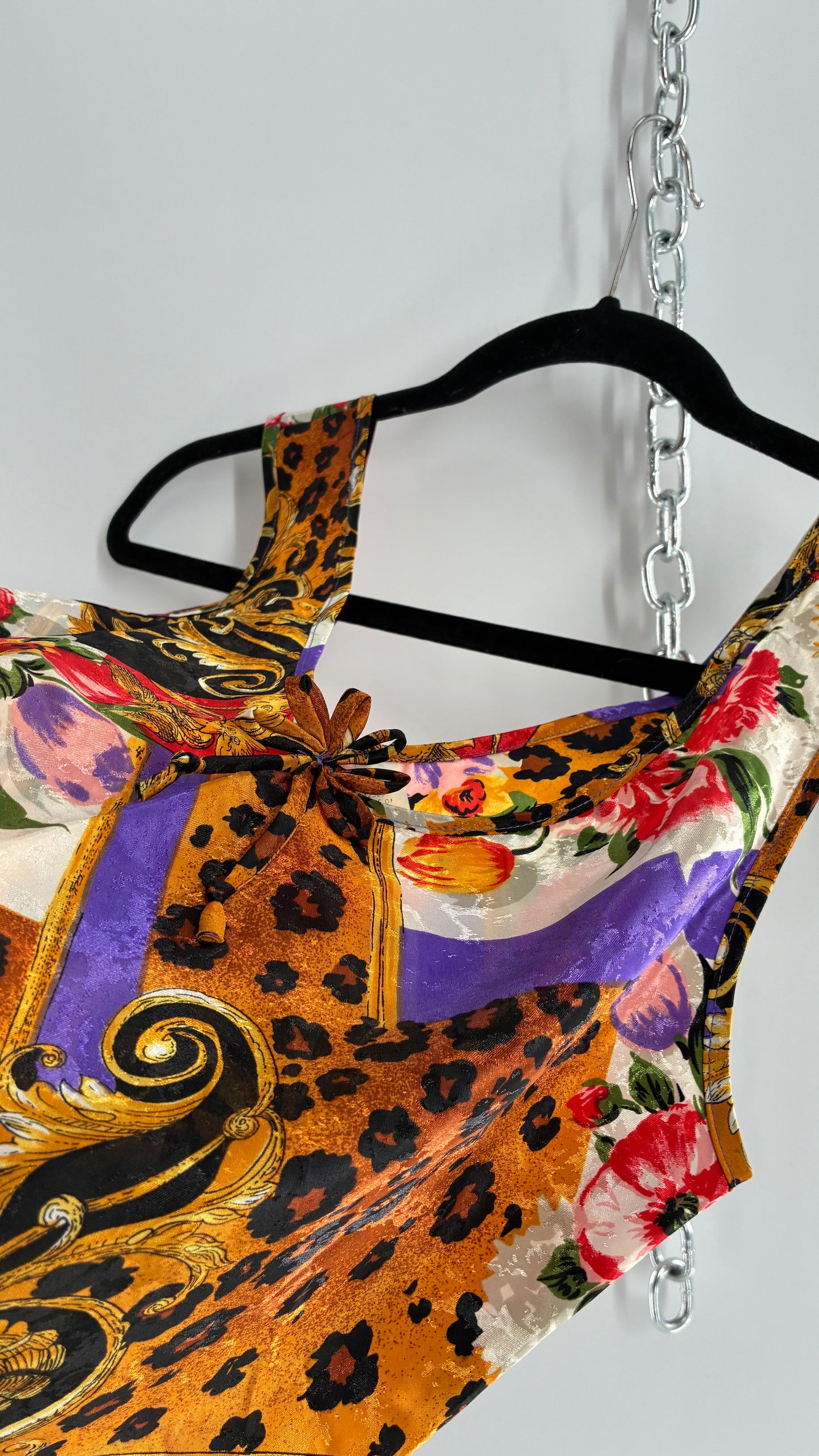 Vintage CORINNA Leopard Patterned Camisole (Medium)