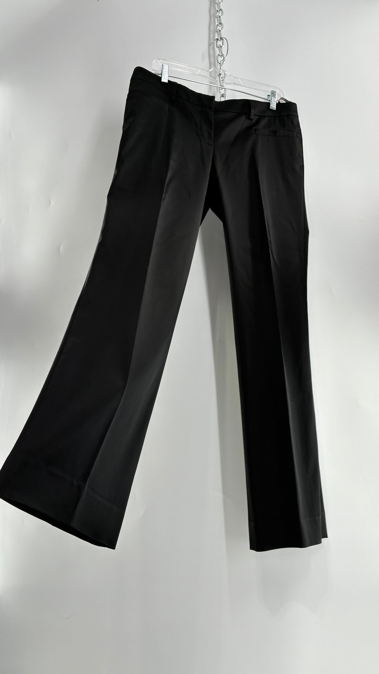 Vintage VERSACE Black Pleated Low Waisted Trouser (46/12)