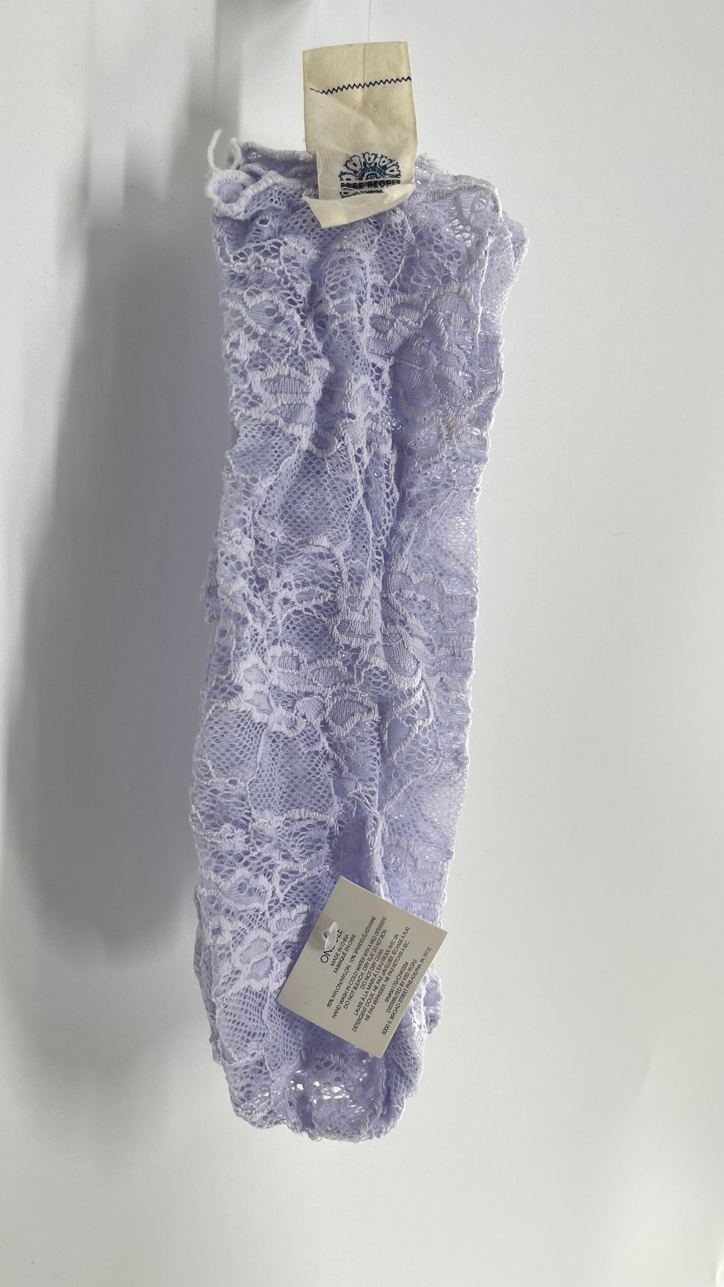 Free People Lavender Purple Lace Socks