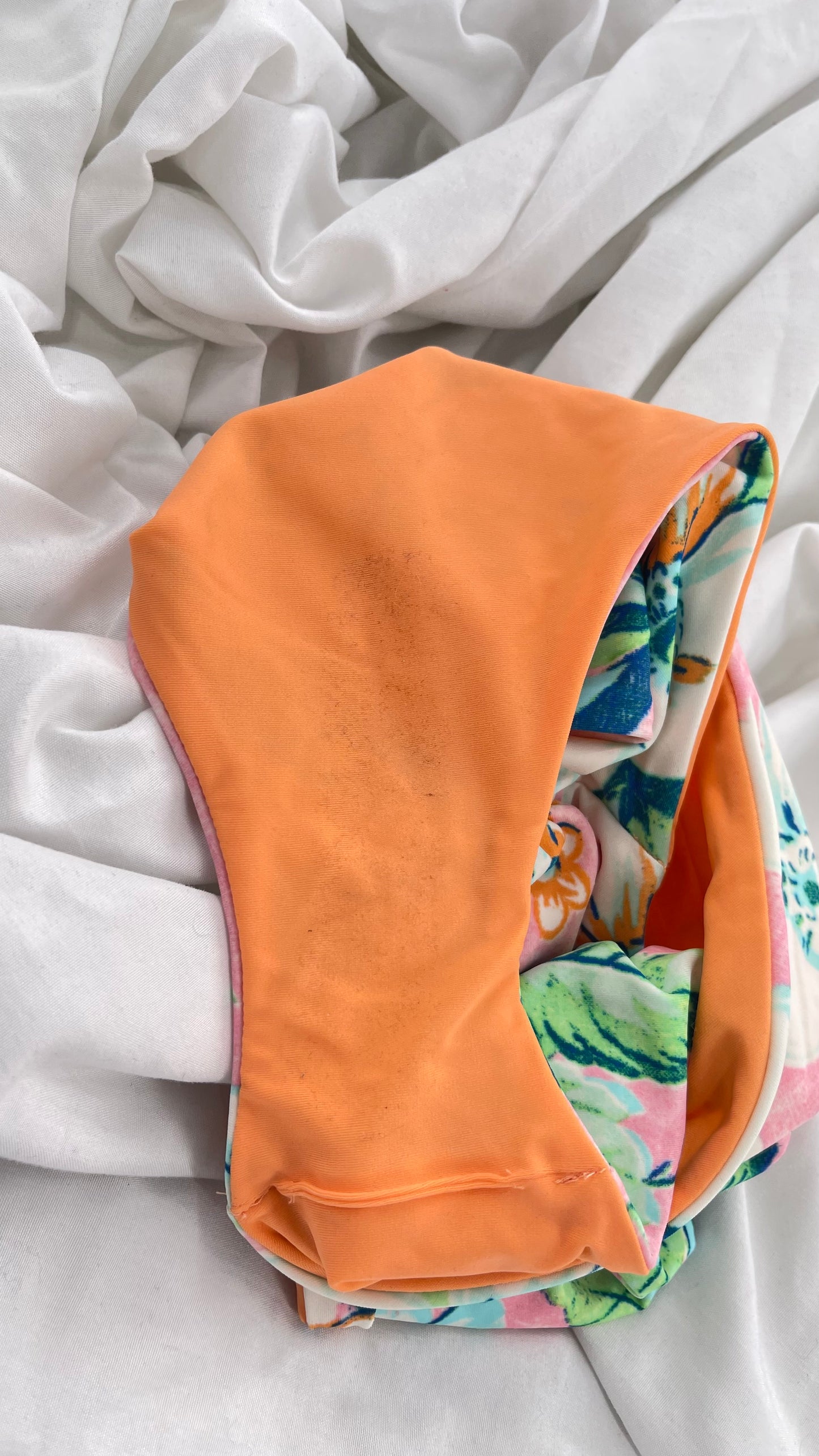 AERIE Tropical Florals Mid Rise Swim Bottoms (Small)